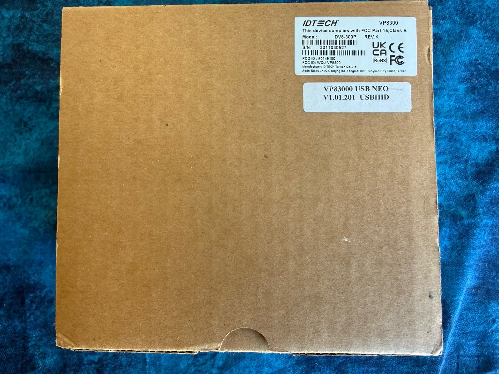 ViVOpay IDV8-300P – ID Tech VP8300 EMV Contactless Reader With Cable
