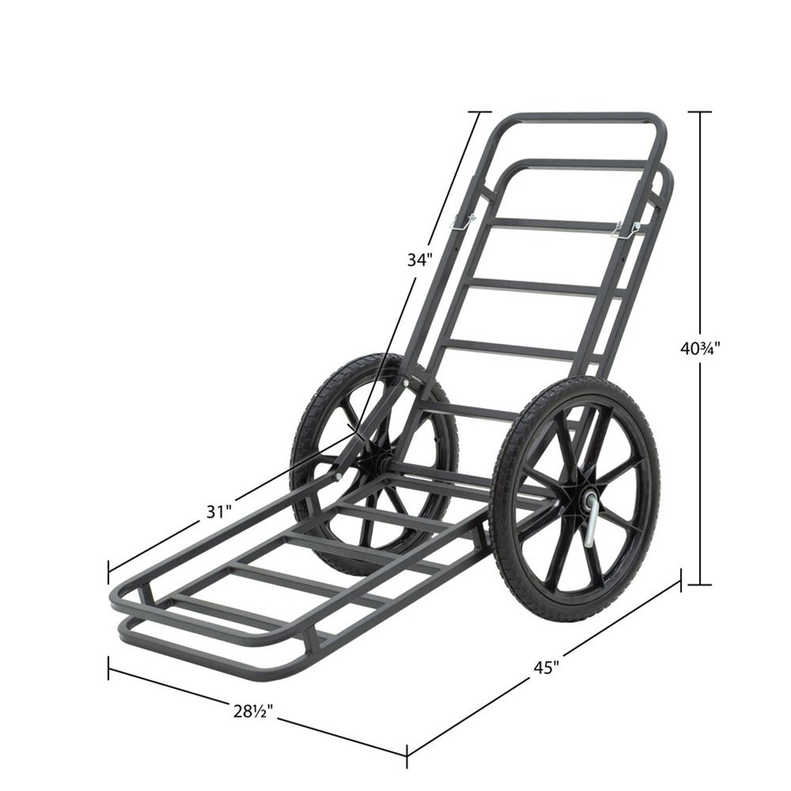 Elevate Outdoor Hitch-Mounted Cargo Carrier and Game Cart w/ 500lbs Cap. (Used)