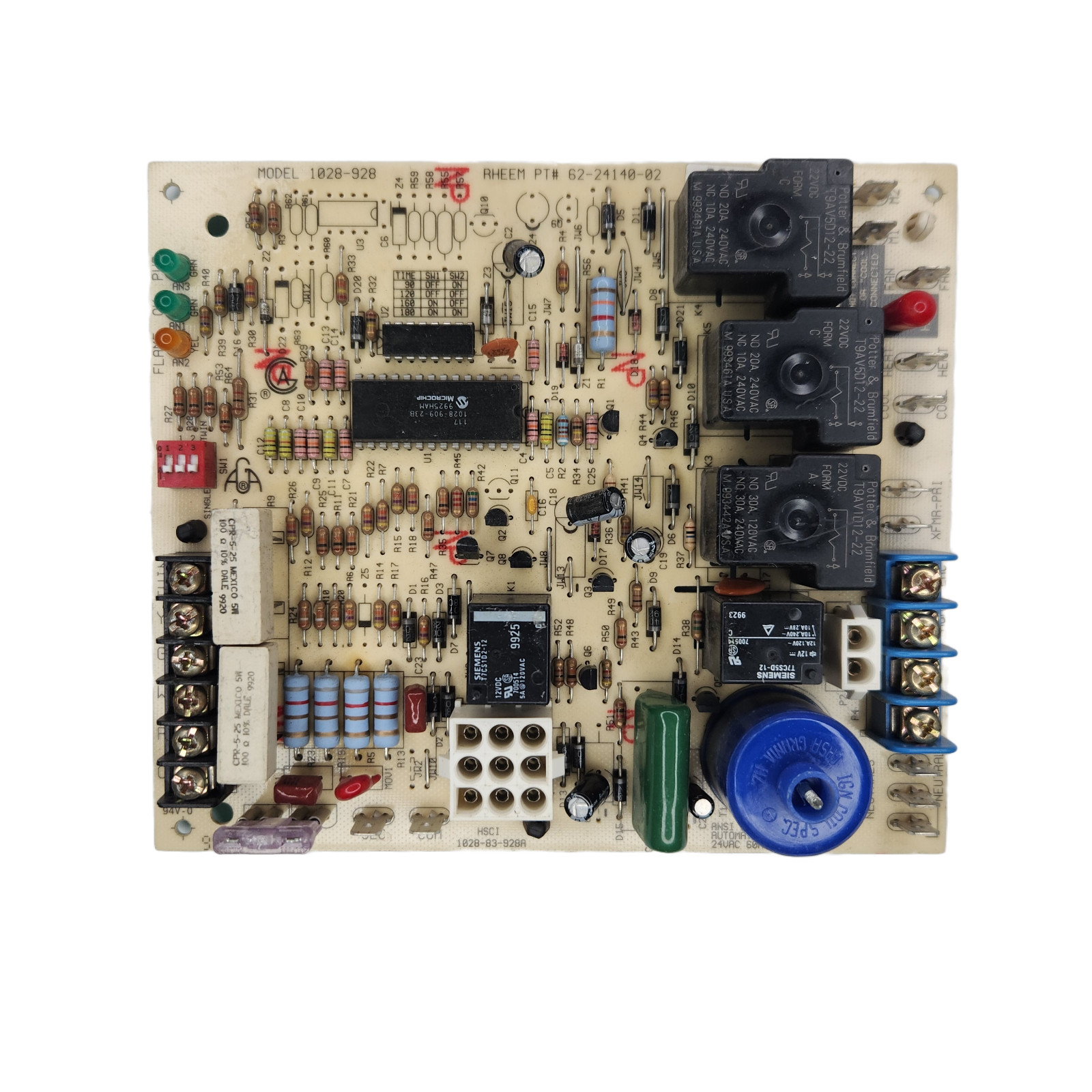 Rheem Ruud 62-24140-02 Furnace Control 1028-928