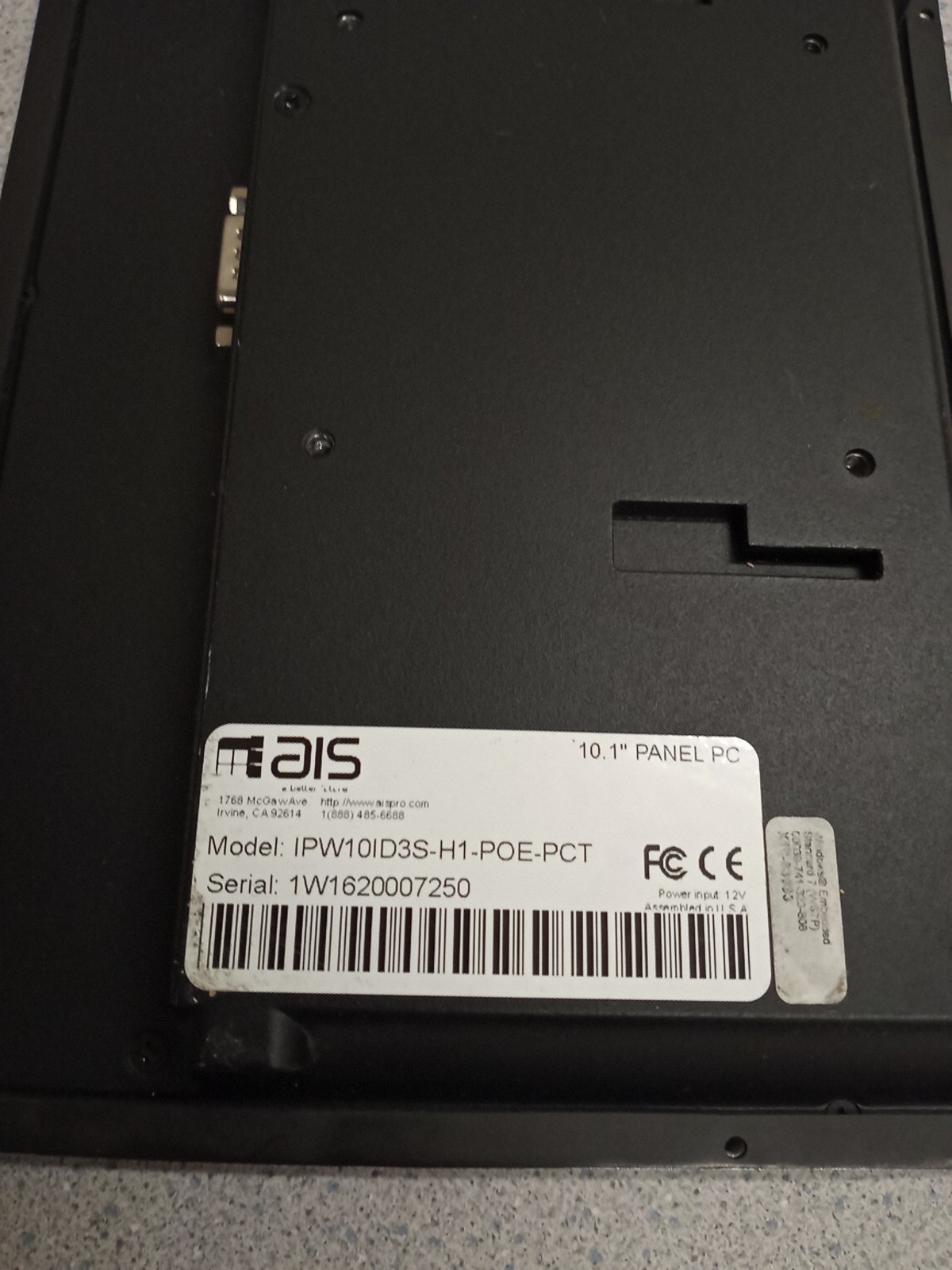 AIS IPW10ID3S-H1-POE-PCT Multi-touch Panel PC