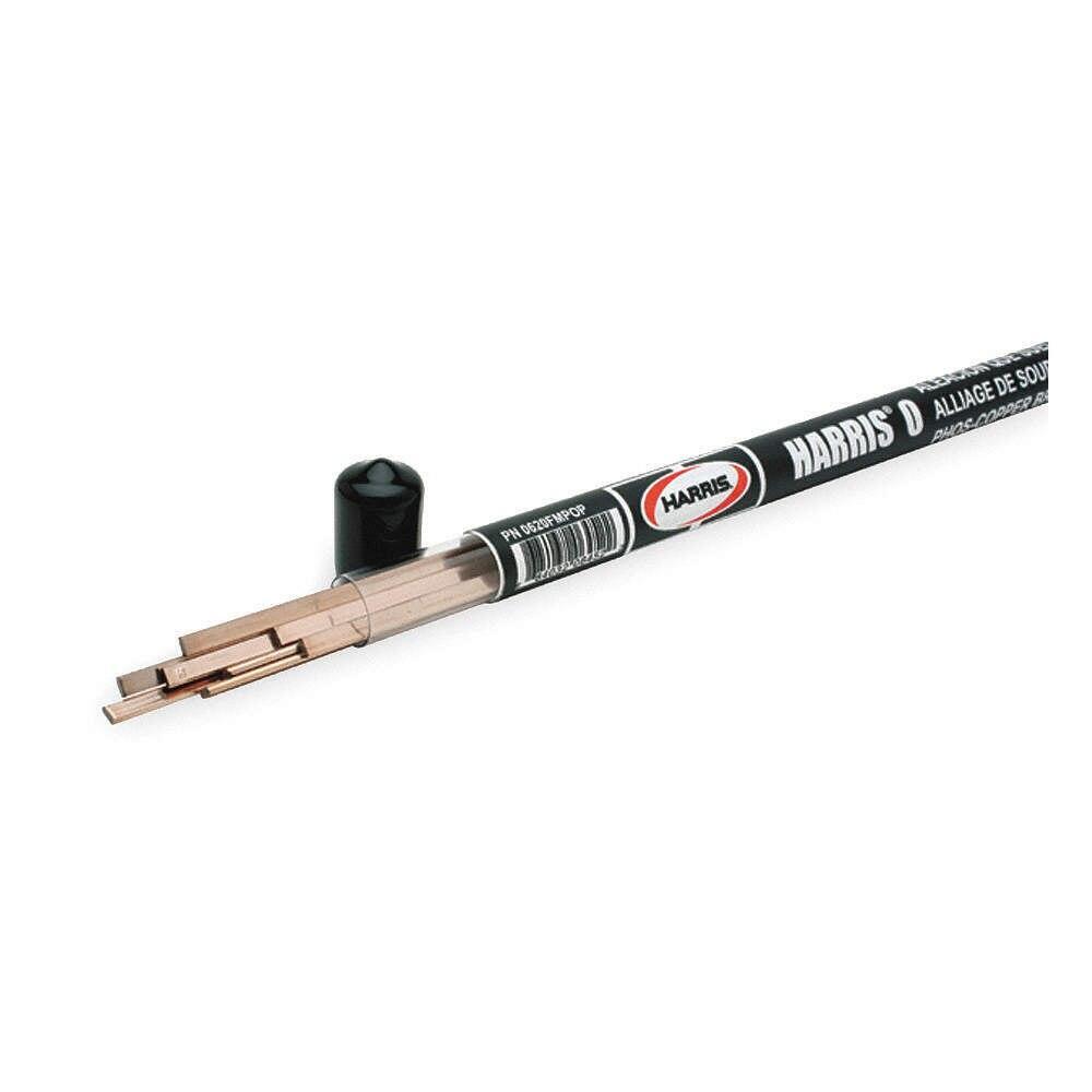 Harris 0 Silver Phos-Copper Brazing Alloy .050″ x 1/8″ 7 Stick Tube 0620FMPOP
