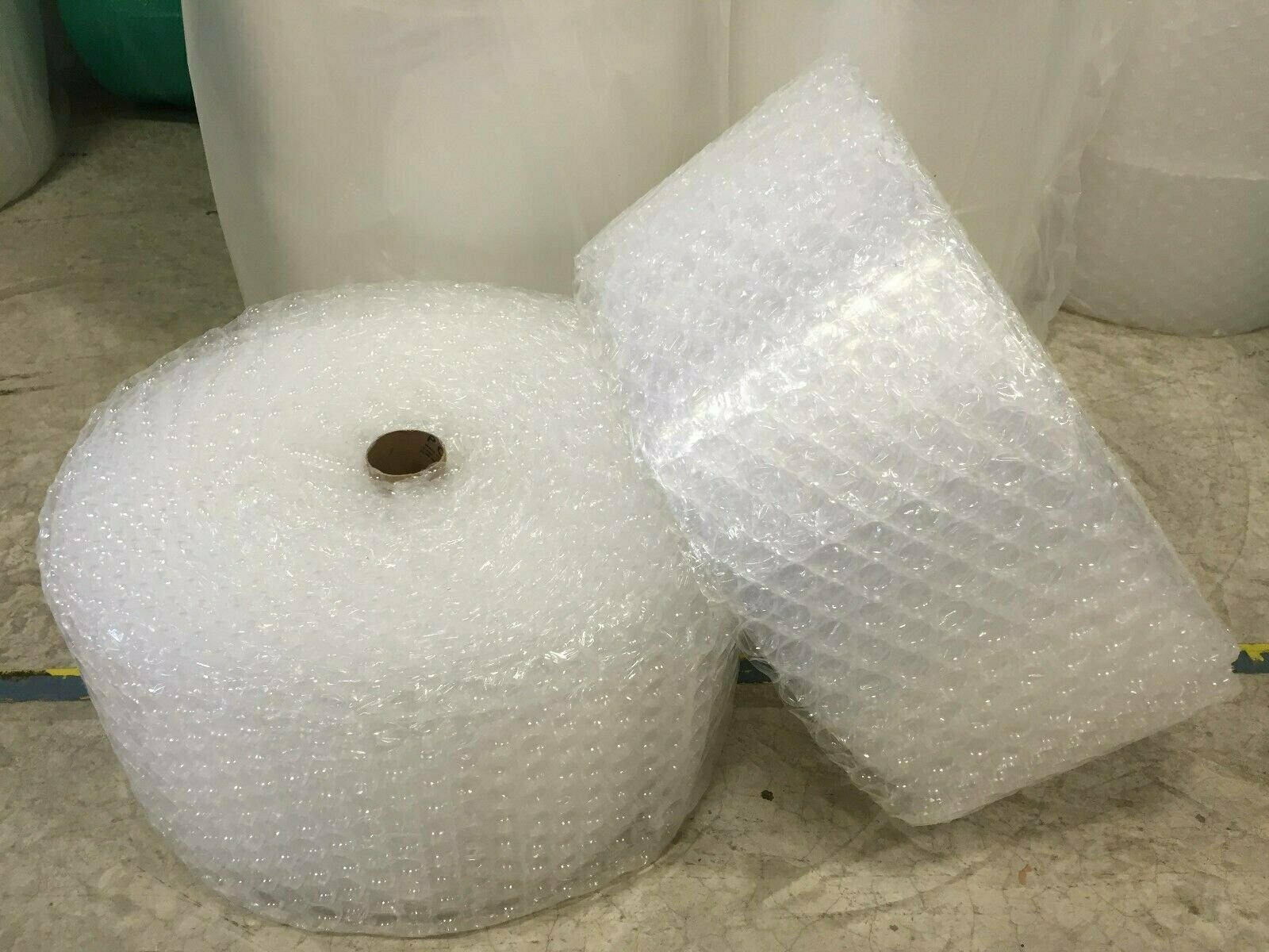 ZV 1/2″ x 12″ x 125′ 125FT Large Clear Bubble Padding Cushioning Wrap Roll