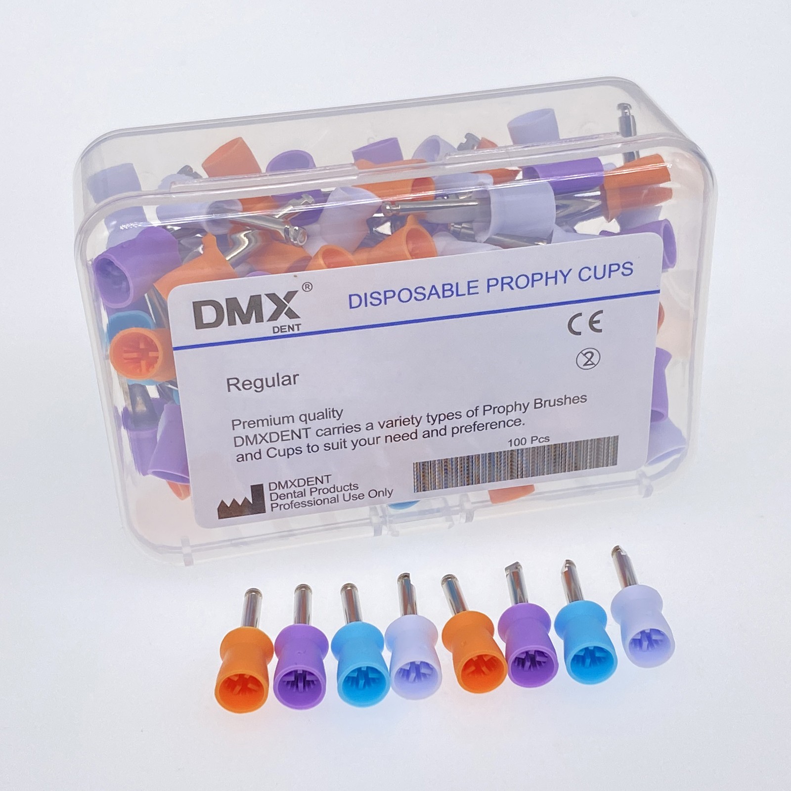 100-1000*Dental Rubber Prophy Tooth Teeth Polish Polishing Cups Latch Type Brush