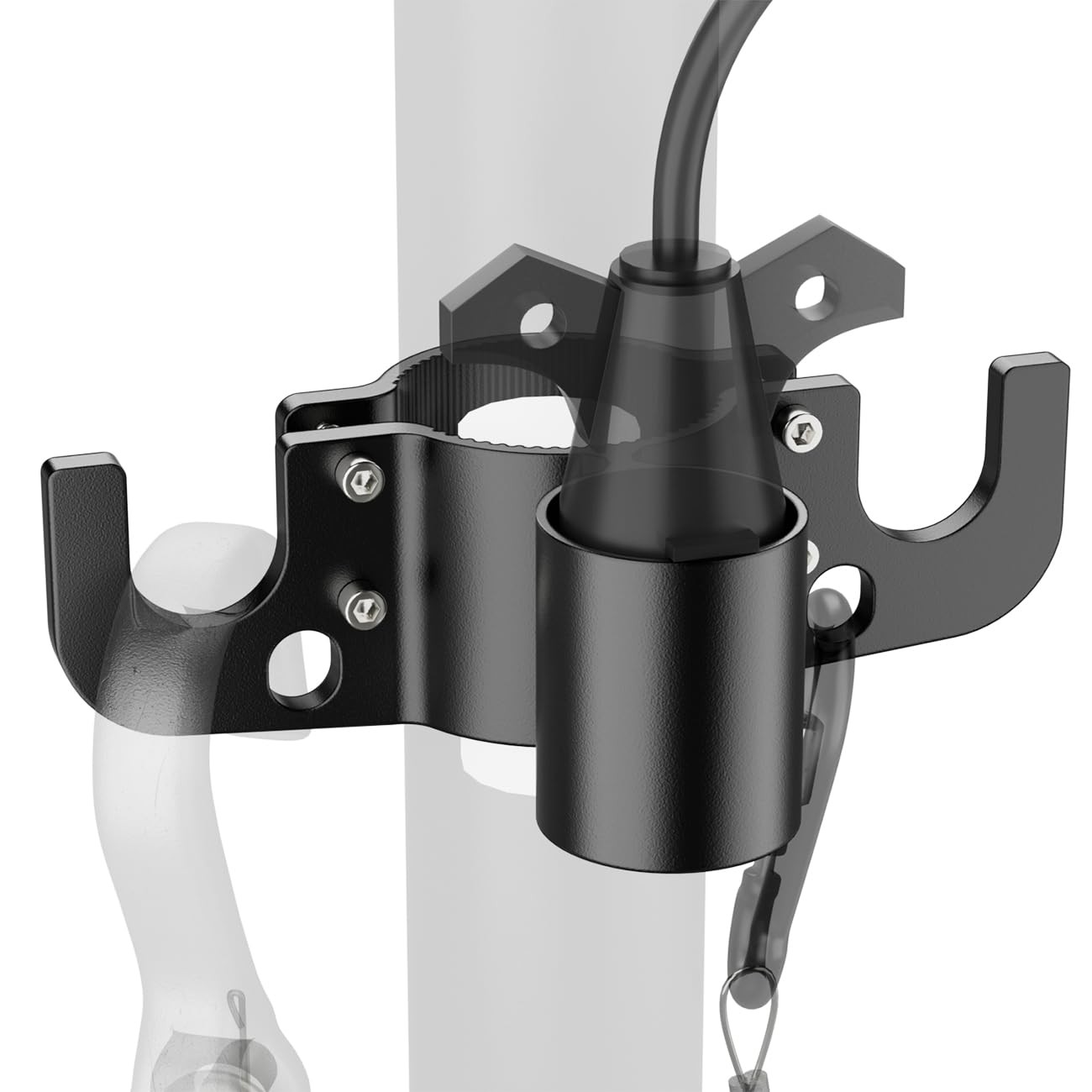 Aluminum Trailer Towing Chain Organizer with 7-Way Plug Holder- Heavy-Duty RV…