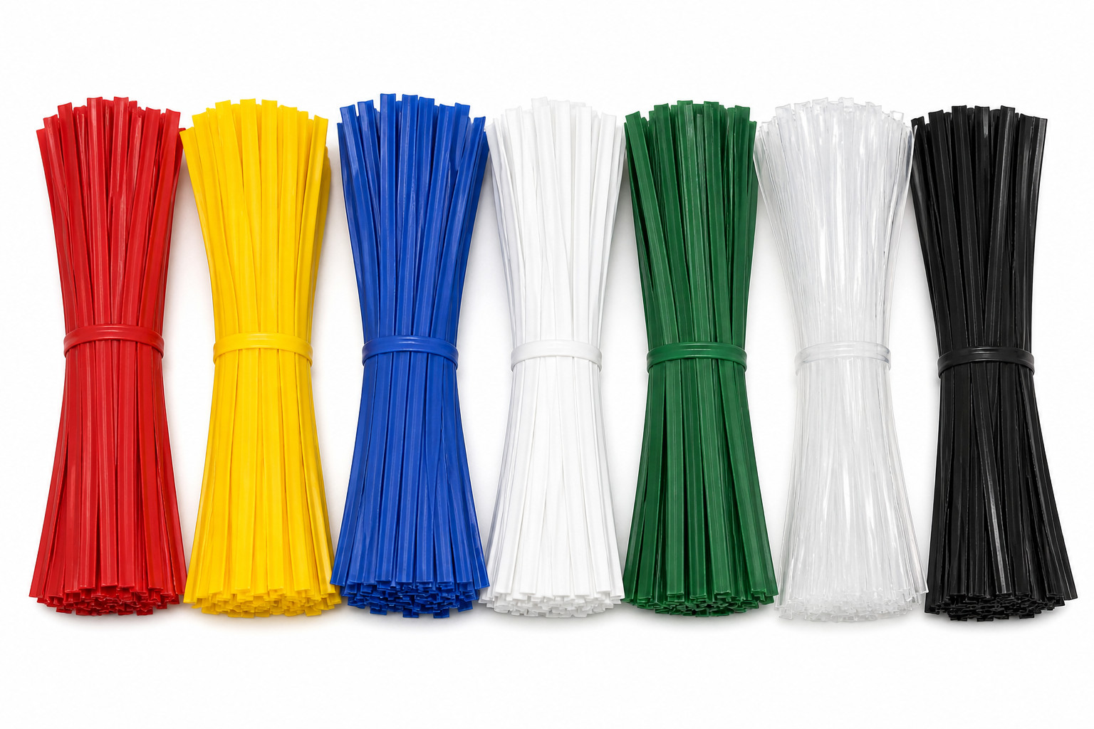 Plastic Twist Ties Pre Cut Bag Sealing Ties – Choice of Length, Color & Quantity