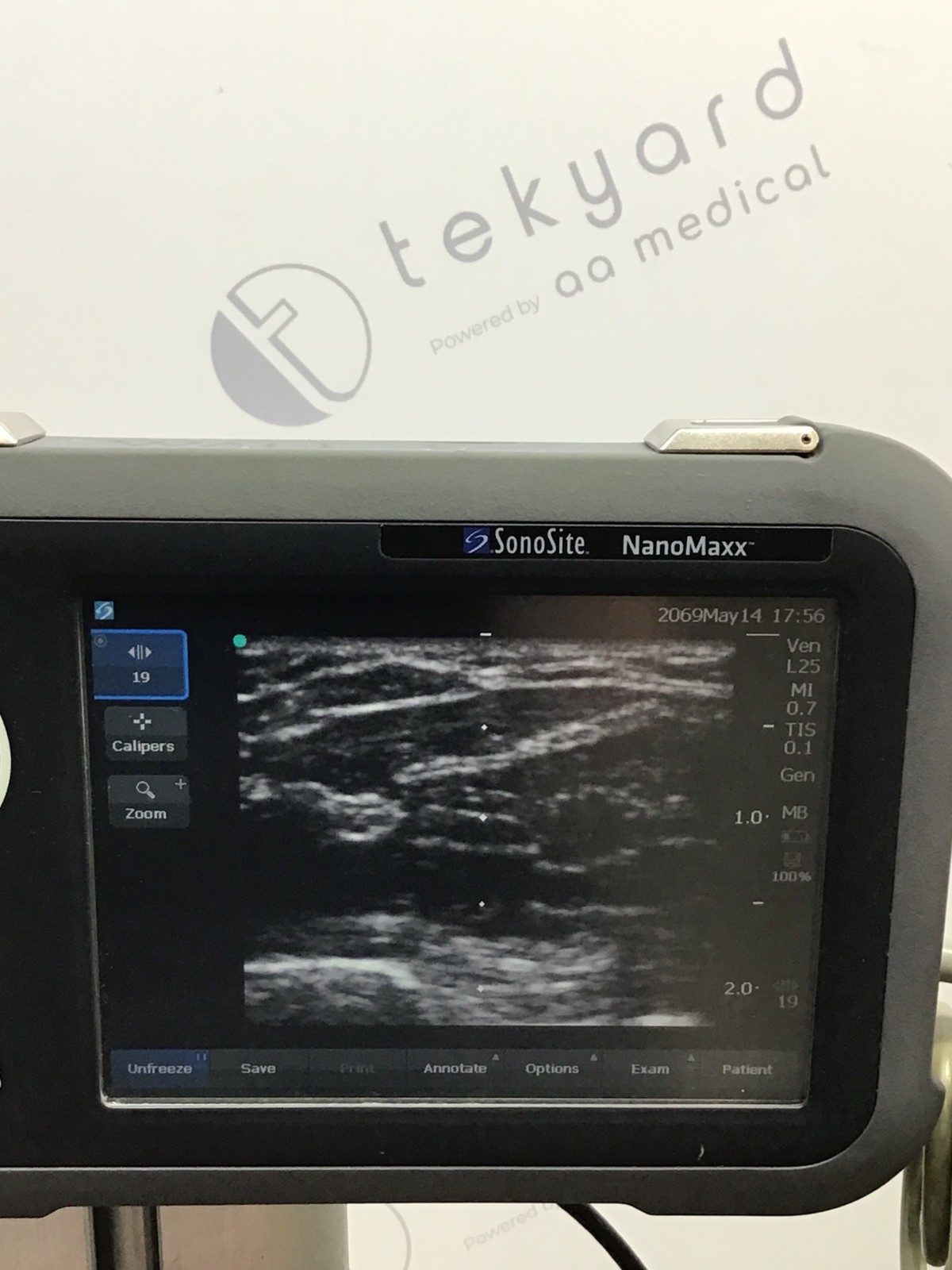 SONOSITE L25N 13-6 MHZ P12092-70 PROBE TESTED