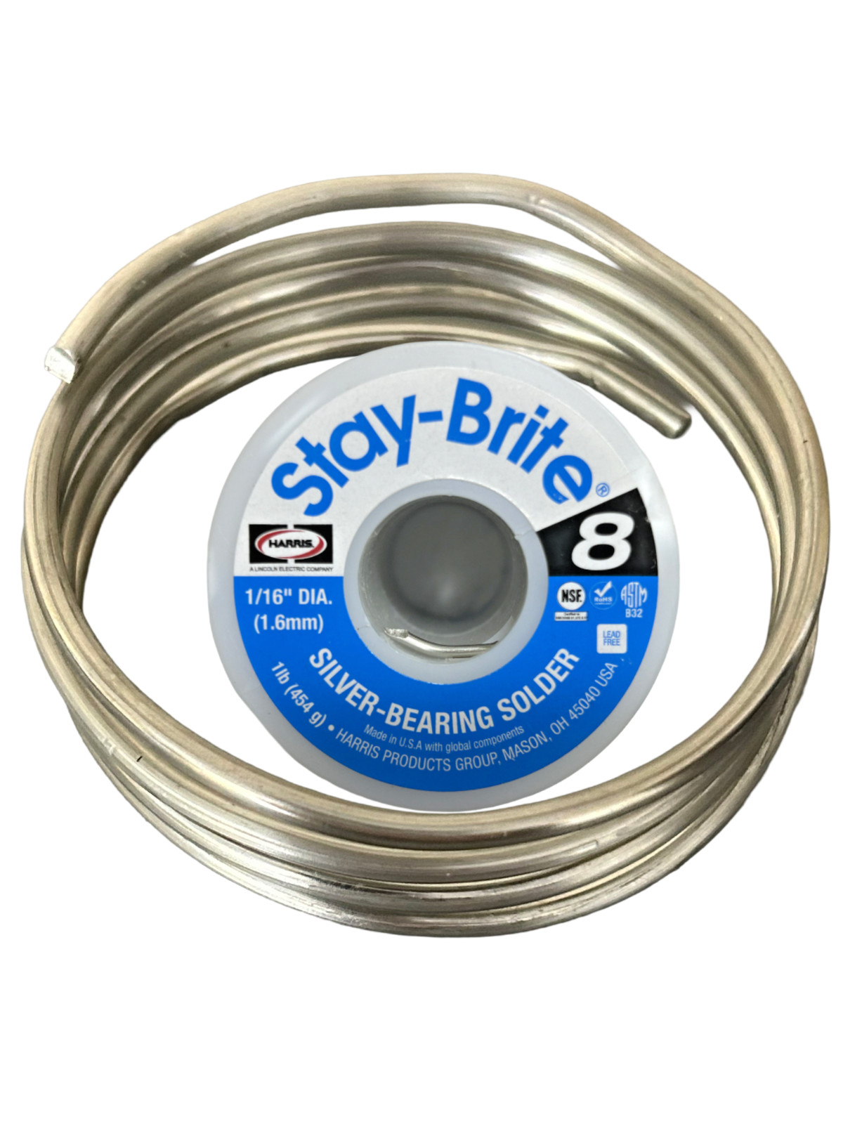 Stay-Brite#8 Silver Bearing Solder 1/16″ Or 1/8″ HVAC
