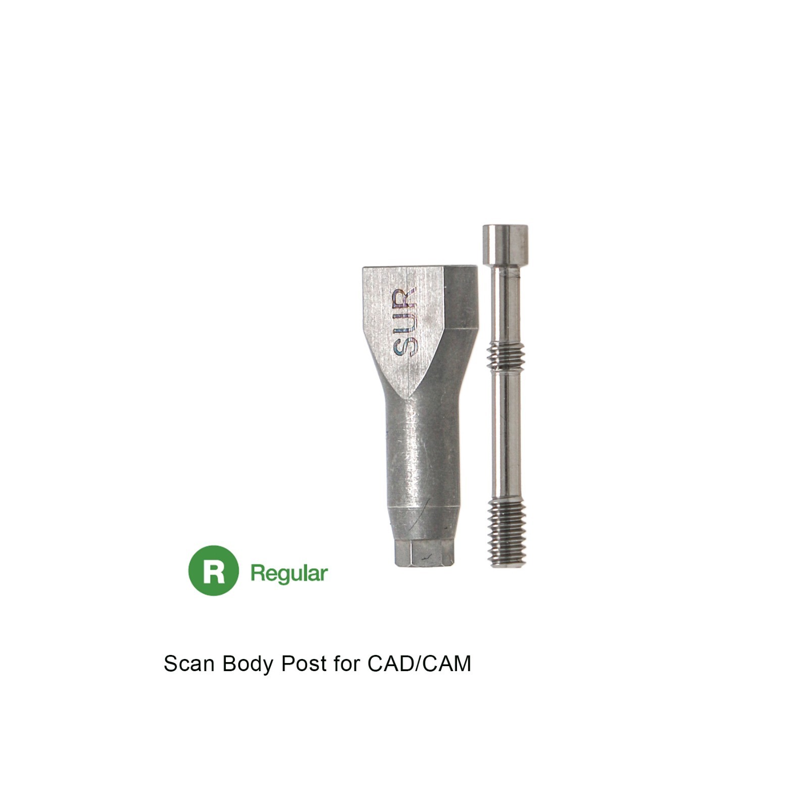 US DIO UFII Regular Impression Coping Transfer Straight Locator Healing Abutment