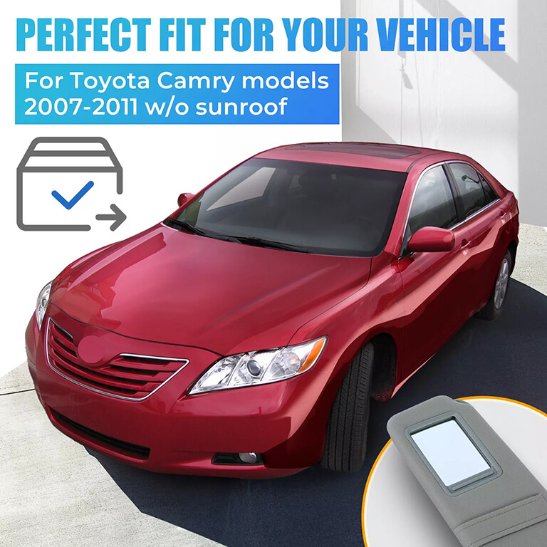 Sun Visor Sunshade Left Driver&Right Side UV proof For Toyota Camry 2007-2011