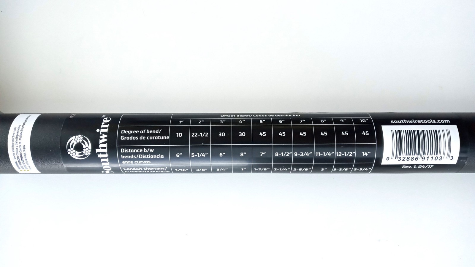 Southwire MCB1 1″ Handheld Conduit Bender