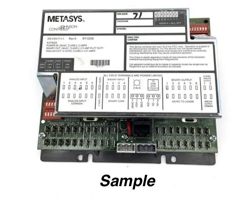 Johnson Controls ( AS-VAV111-1 ) Metasys Variable Air Volume Controller ( New )