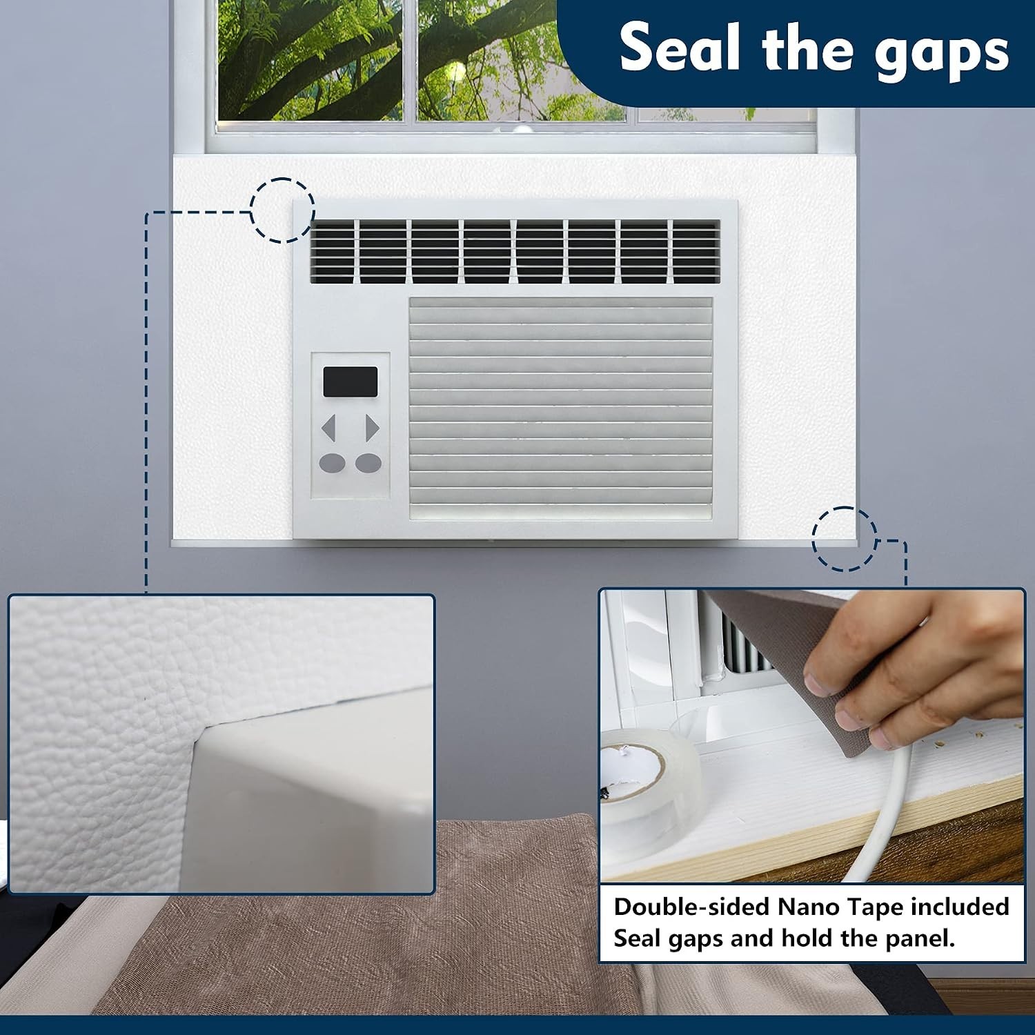 Window Air Conditioner Seal Kit – Universal Fit