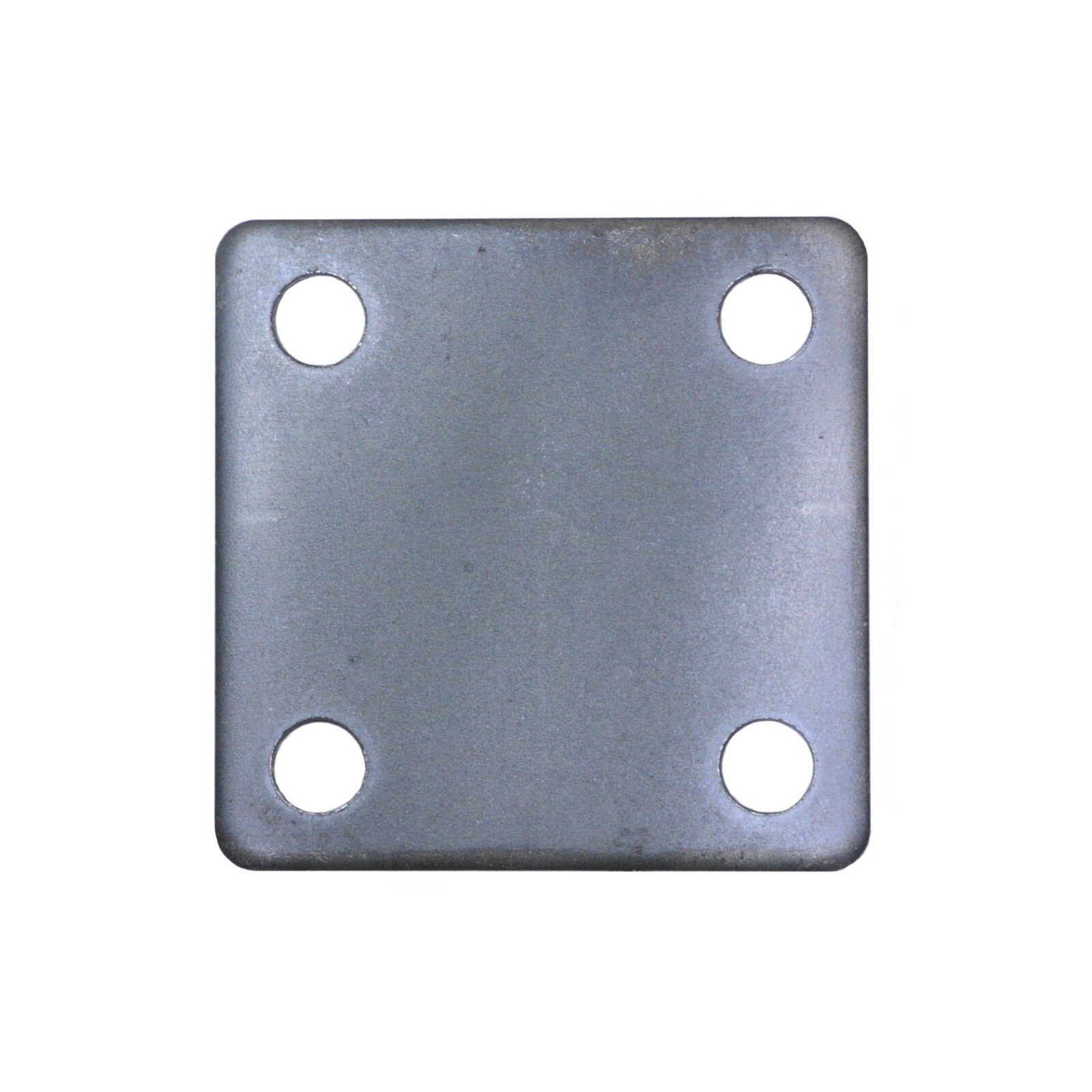 FLAT SQUARE STEEL BASE PLATES WITH 4 HOLES | 3×3 4×4 5×5 6×6 8×8 | QTY Discounts