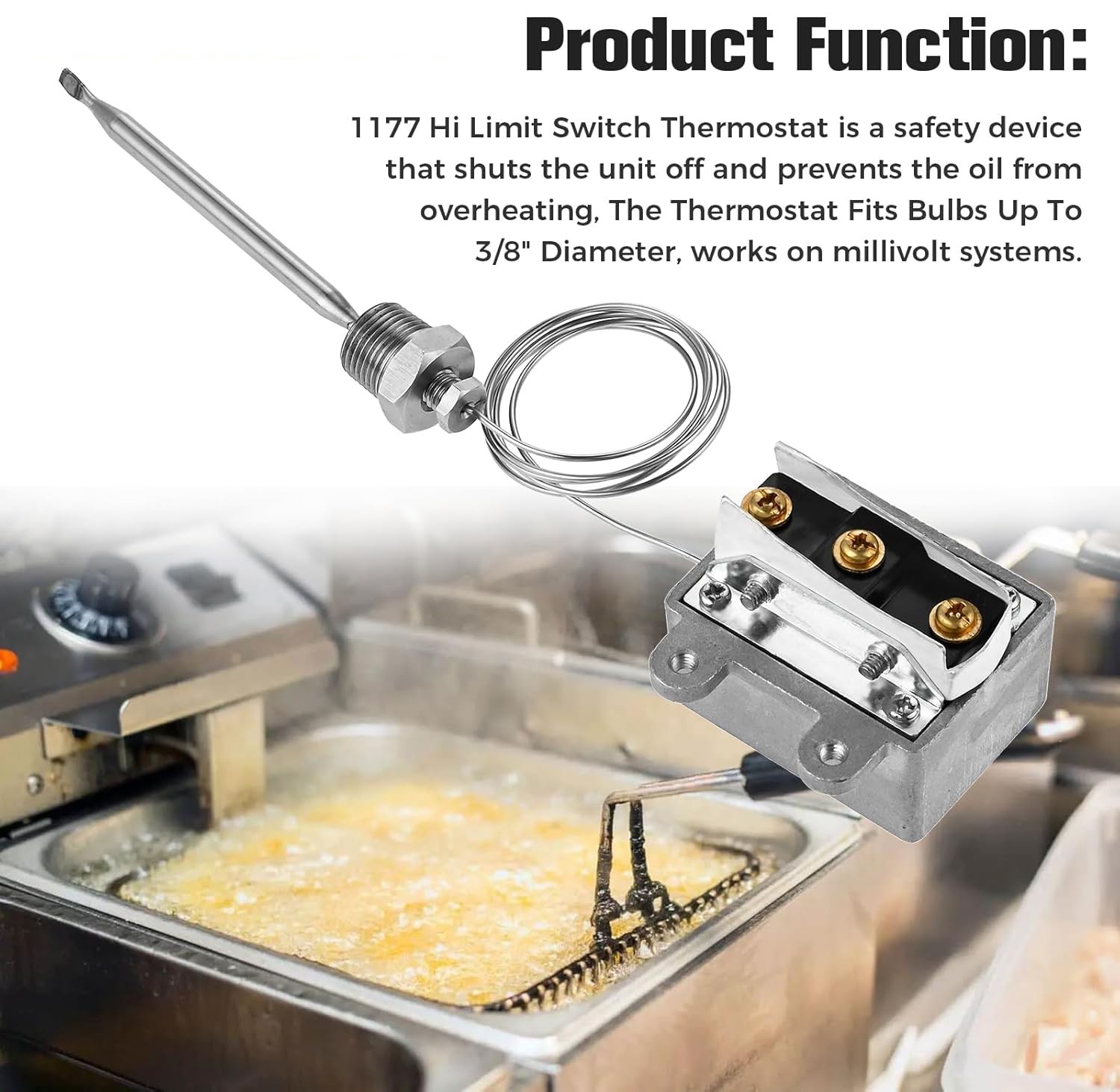 1PC Thermostat High Limit Safety For Frymaster Fryer IF IF-BL SERIES IF-COUNTER