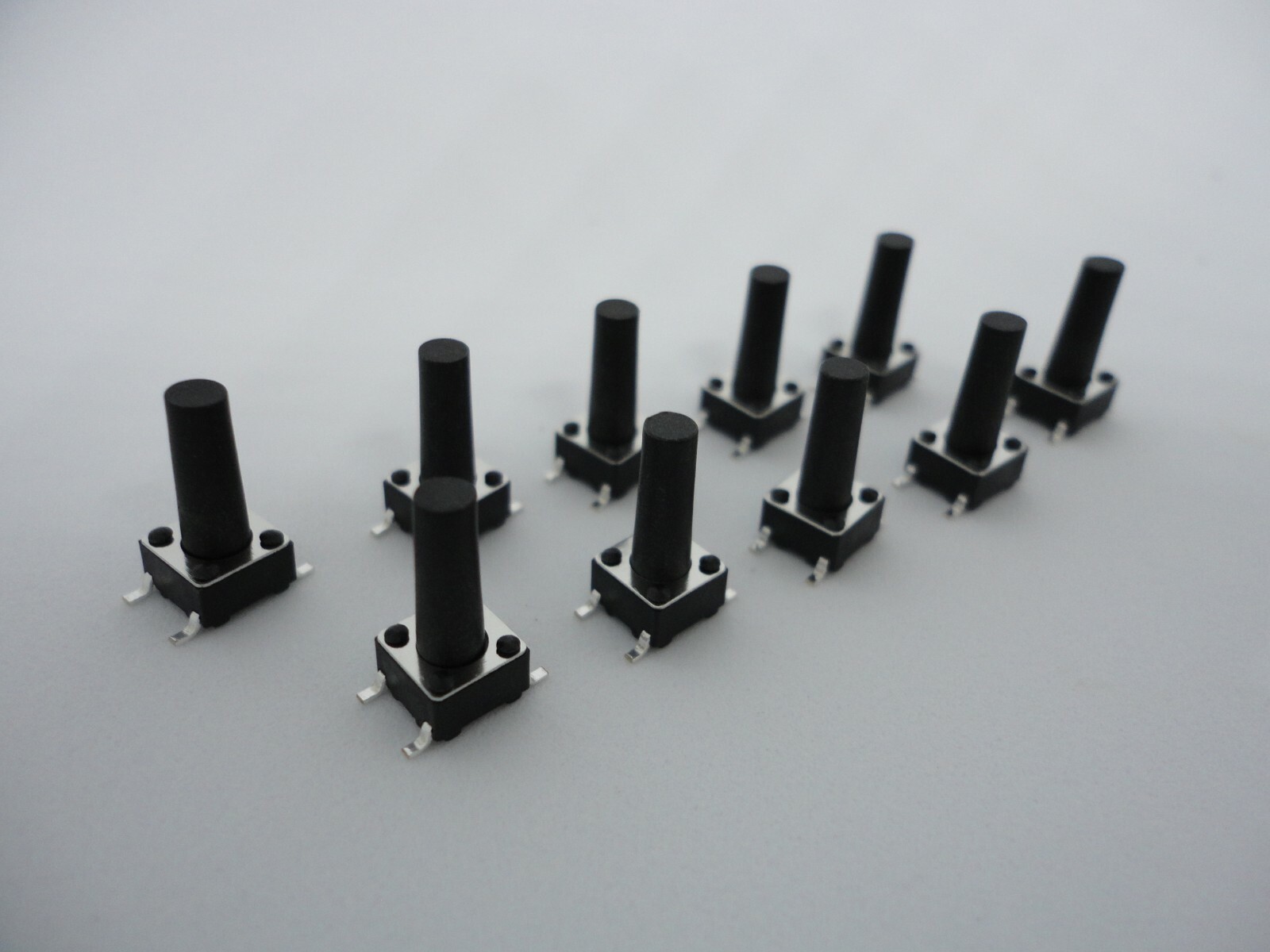 10 Pcs Pack Lot 6x6x13mm Momentary Push Micro Button Tactile Switch SMD 4 Pins