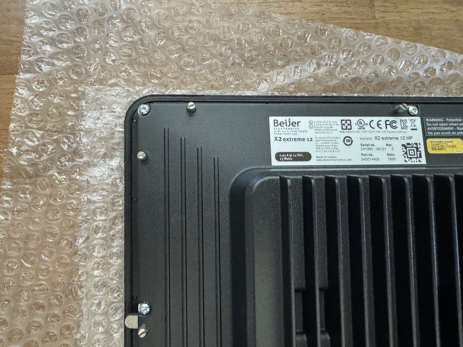 Beijer X2 Extreme 12 HP 640014405 HMI Touch Operator Panel Qty Available!