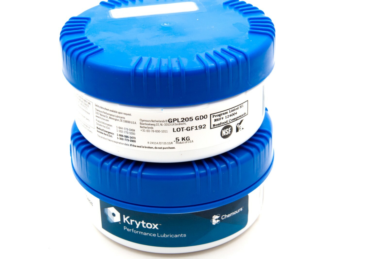 KRYTOX GPL-205 Grade 0 Switch Grease Lubricant for linear switches 5 grams 205g0