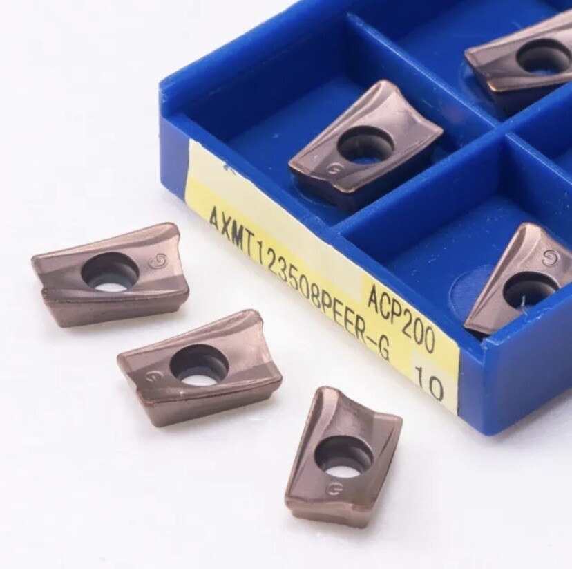 10pcs /pack AXMT123508PEER-G ACP200 Carbide milling inserts AXMT 123508