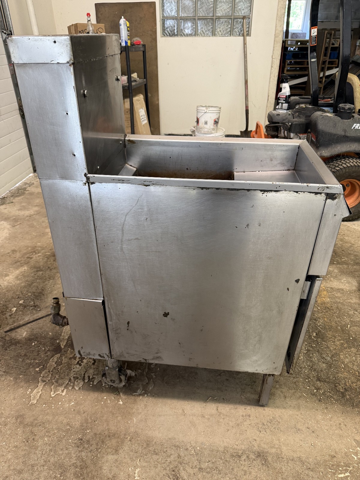 Pitco Frialator Single Bay Commercial Gas Fryer w/ Filtration System SG14