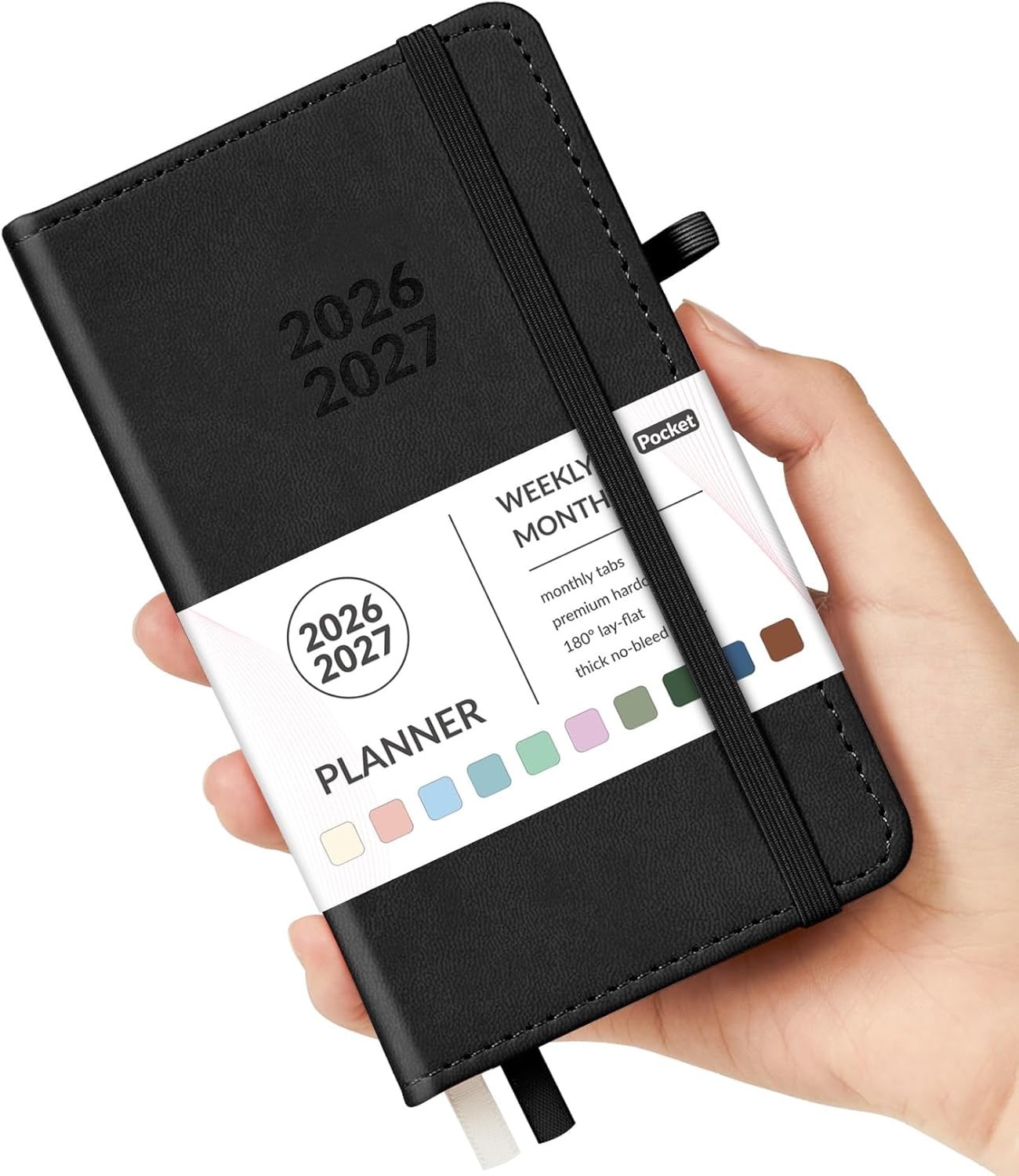 Pocket Planner 2026-2027, Weekly Monthly Planners for Purse, 3.5″ X 6″, July 202