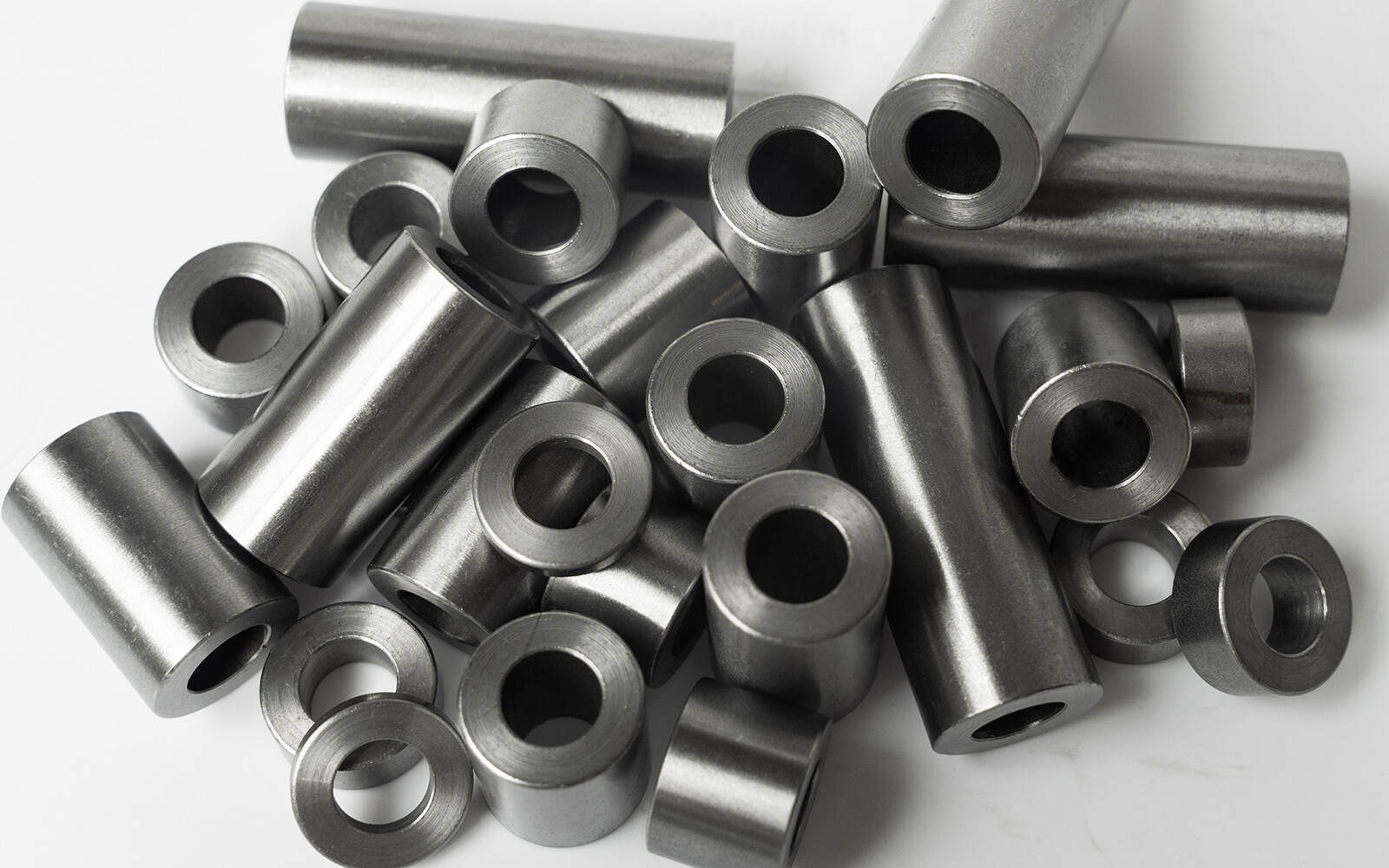 New Mild Steel Spacer Bushing 1/2″ OD x 1/4″ ID–Fits M6 or 1/4″ Bolts