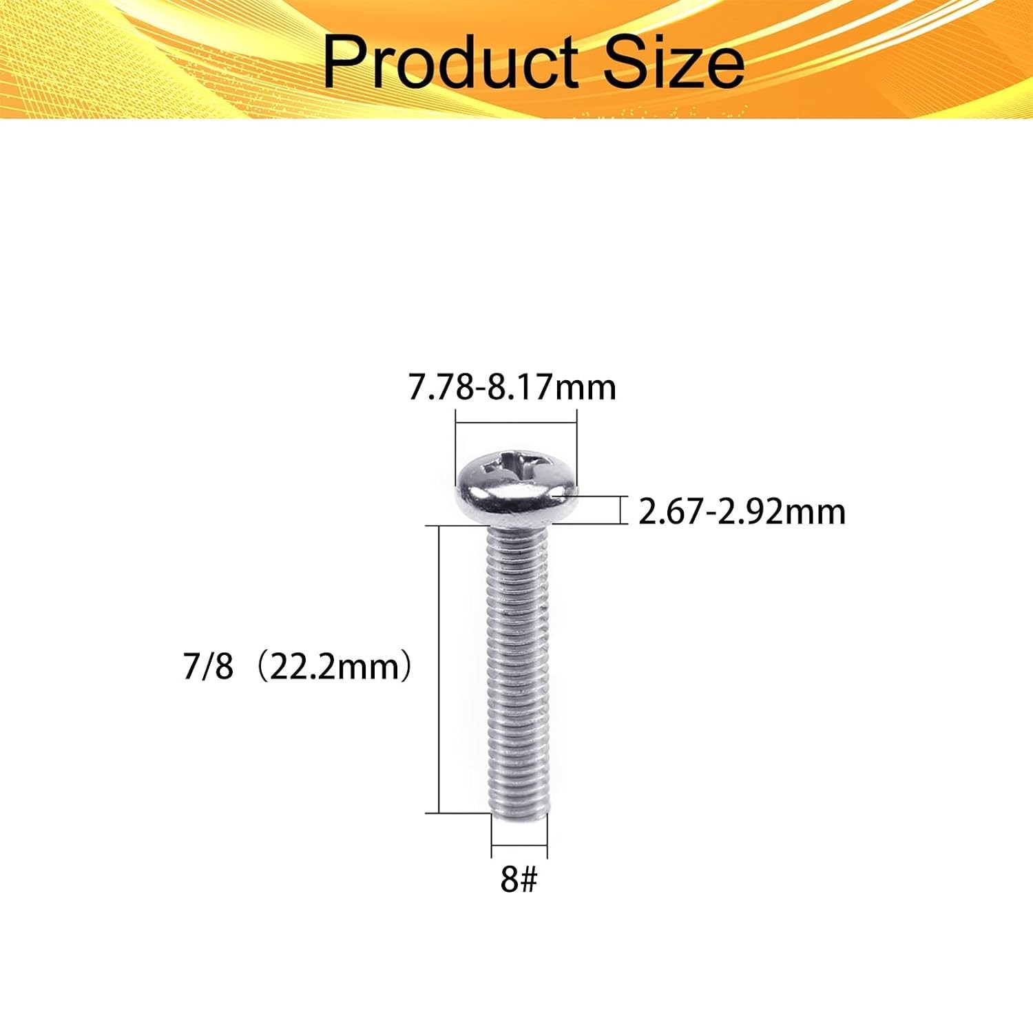 Phillips Pan Head Stainless Steel Essential Hardware