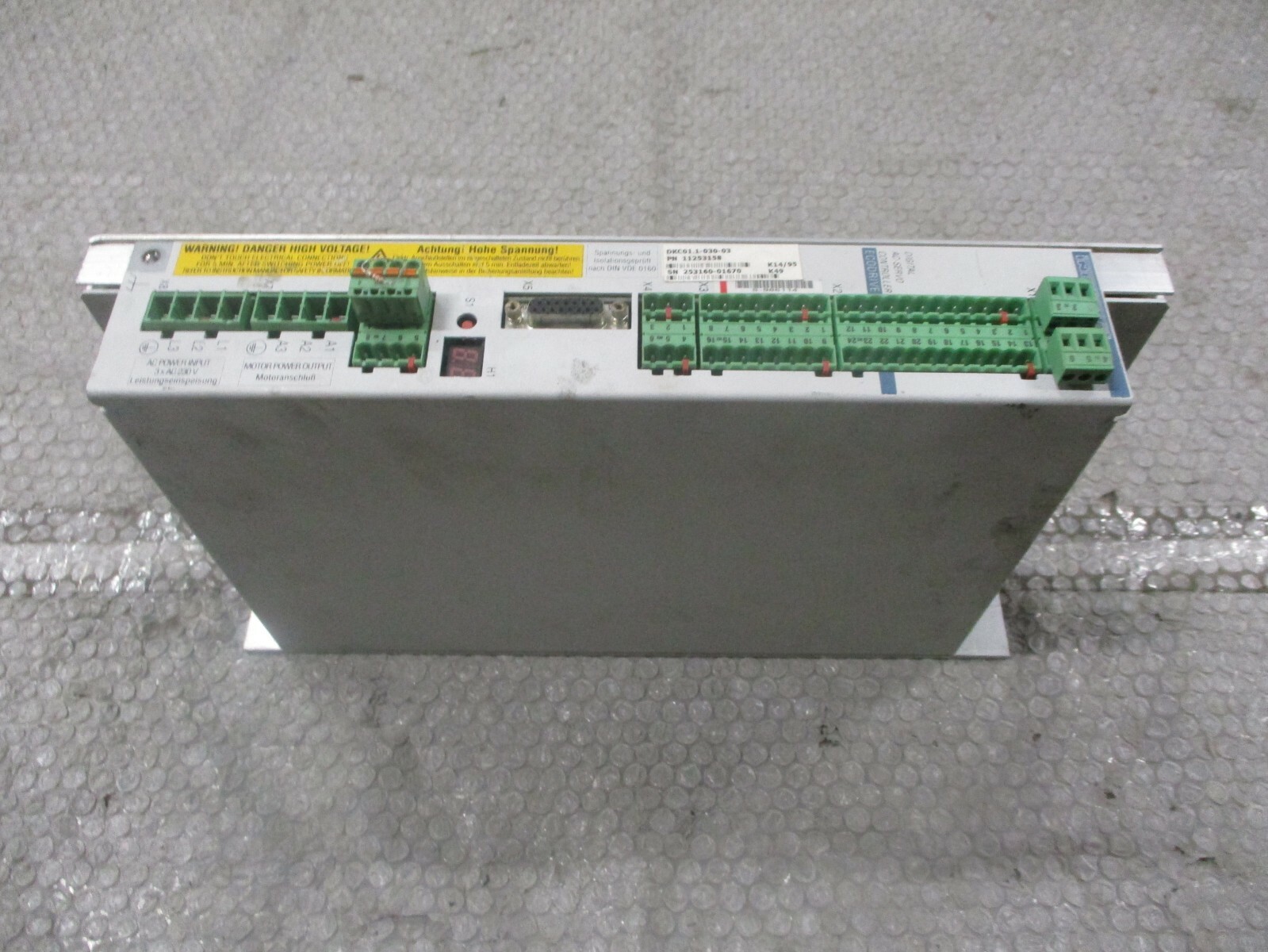 Indramat DKC01.1-030-3 ECODRIVE Digital AC Servo Controller 3x230VAC *TESTED*