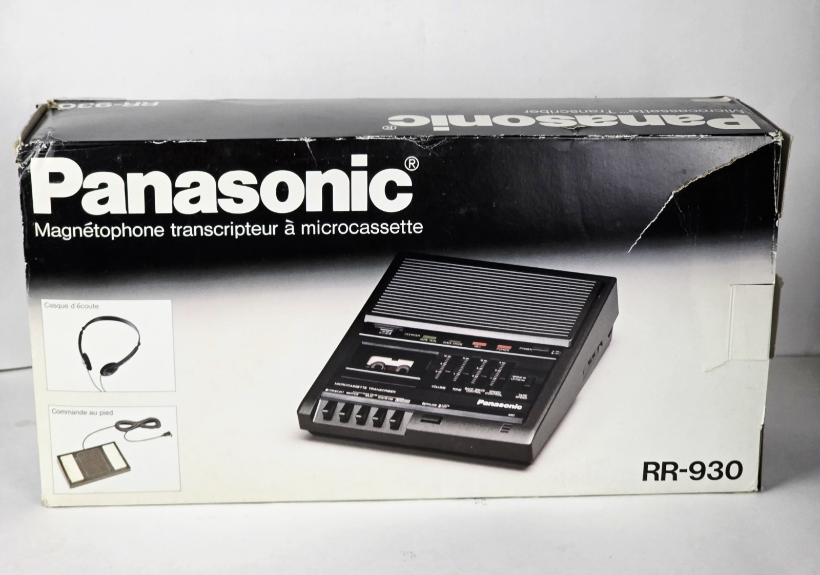 Panasonic RR-930 Microcassetter Trascriber Recorder Foot Controller READ PLEASE