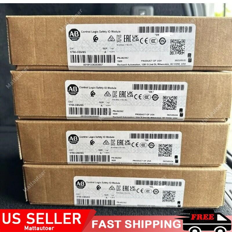 Factory Sealed AB 1756-OBV8S Control Logix Safety IO Module US Free Tax