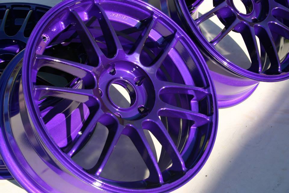 Transparent Candy Purple Powder Coating Paint – New 1LB