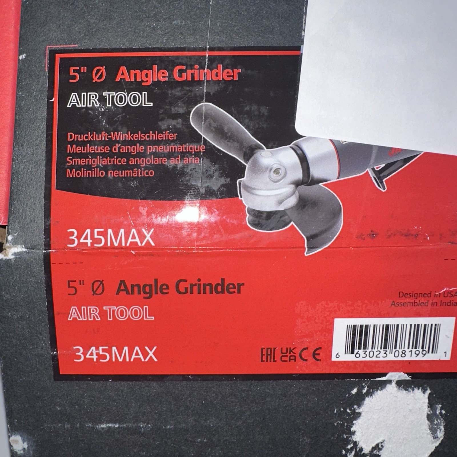 INGERSOLL RAND 345MAX 5″ Angle Grinder (Open Box)