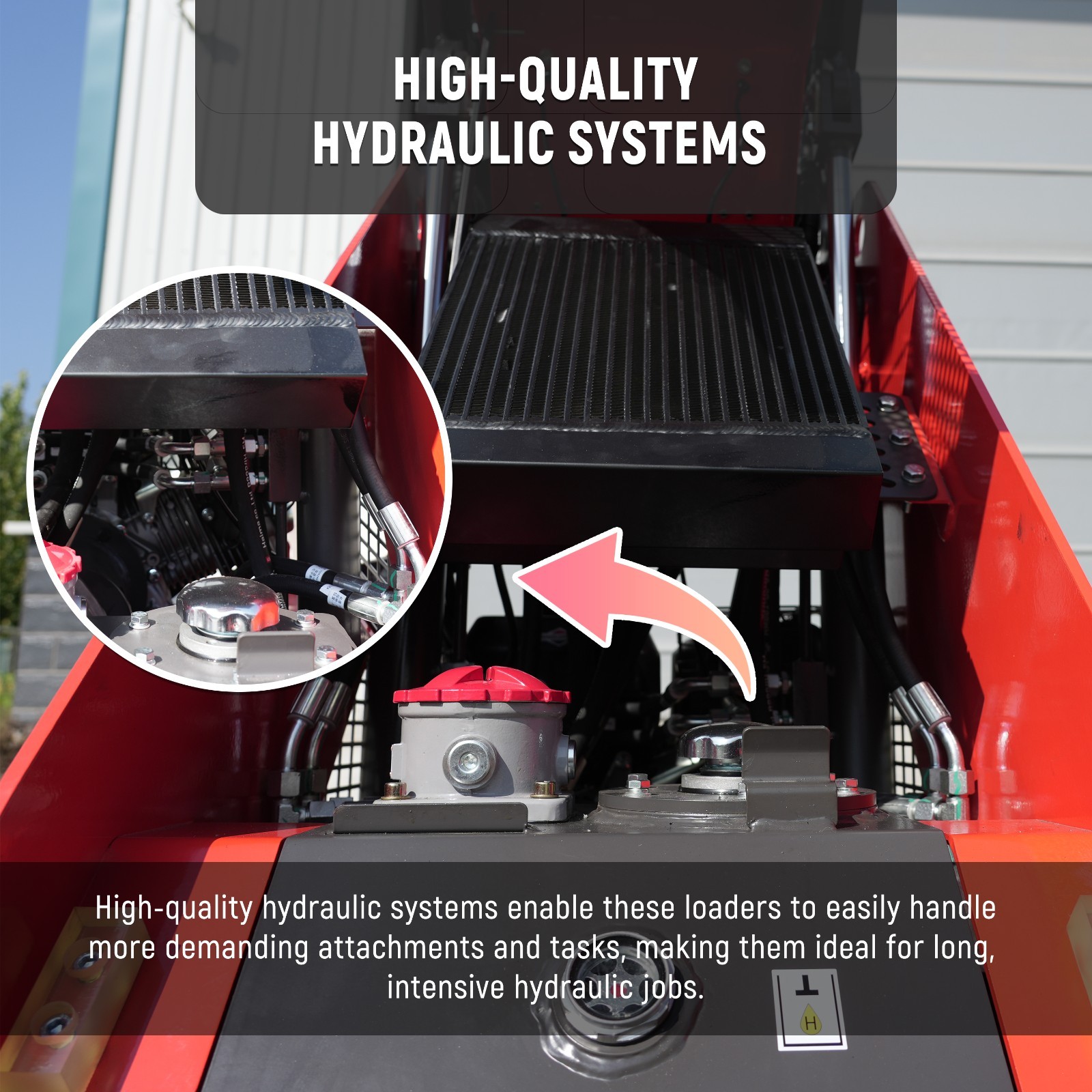 HUAYEE FREE SHIPPING New Mini Skid Steer Loader 13.5hp B&S Gas EPA Engine