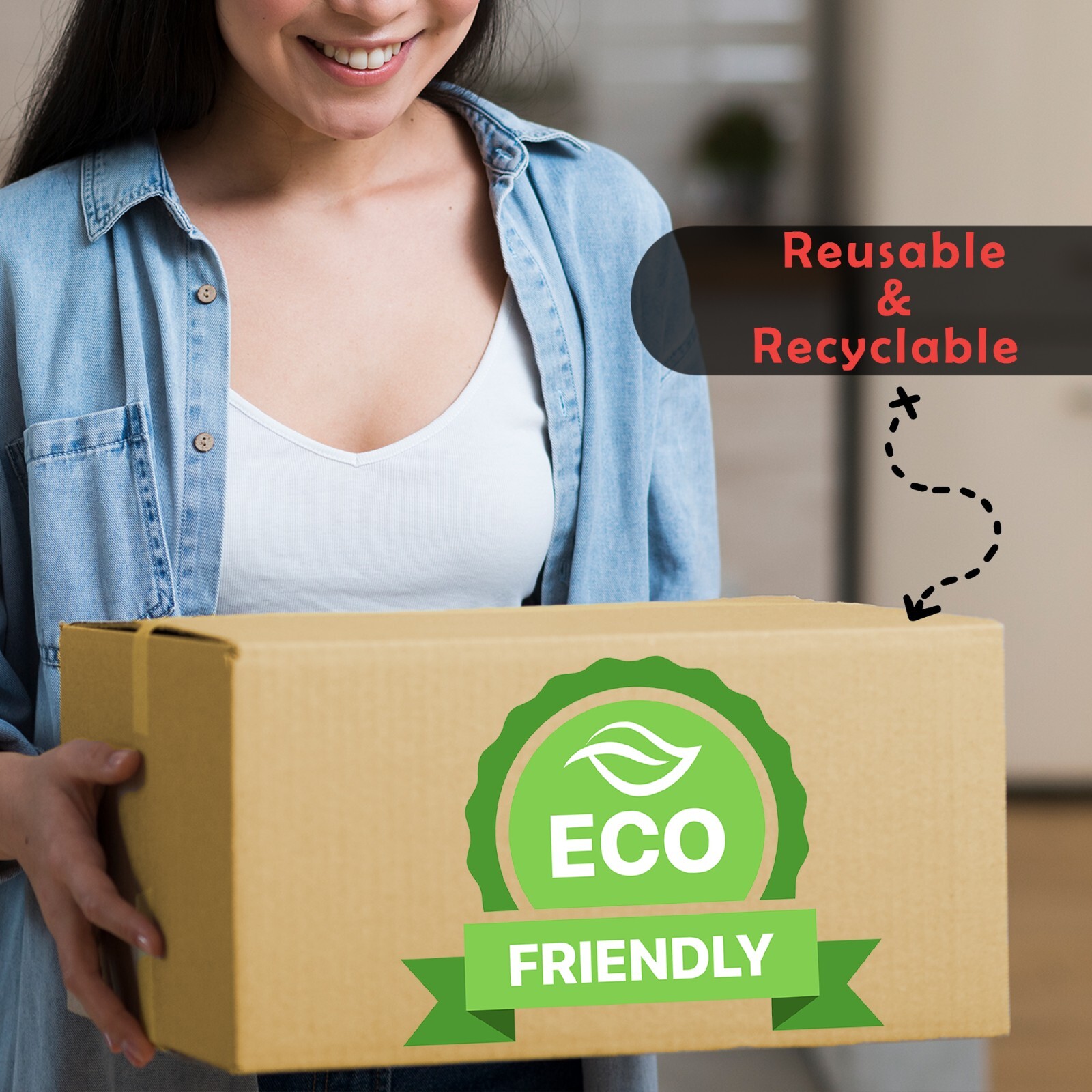 100pcs-8x6x6 Cardboard Paper Boxes Mailing Packing Shipping Box-Economic Grade