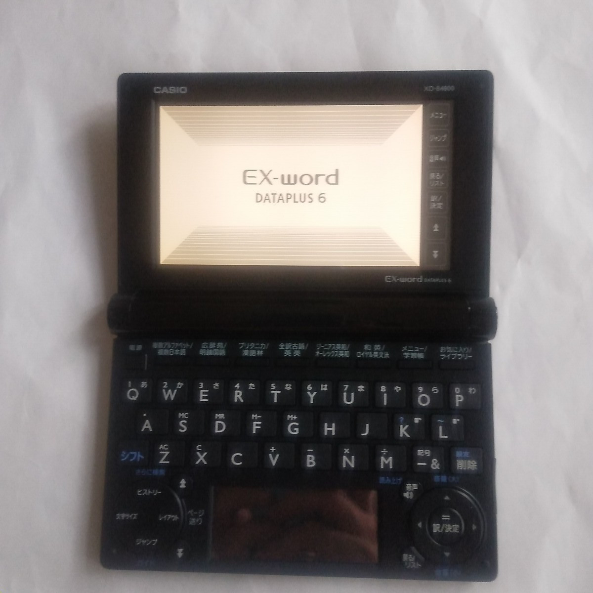 CASIO EX-word XD-B4800 Electronic Dictionary DATAPLUS 6 Japanese English Black T