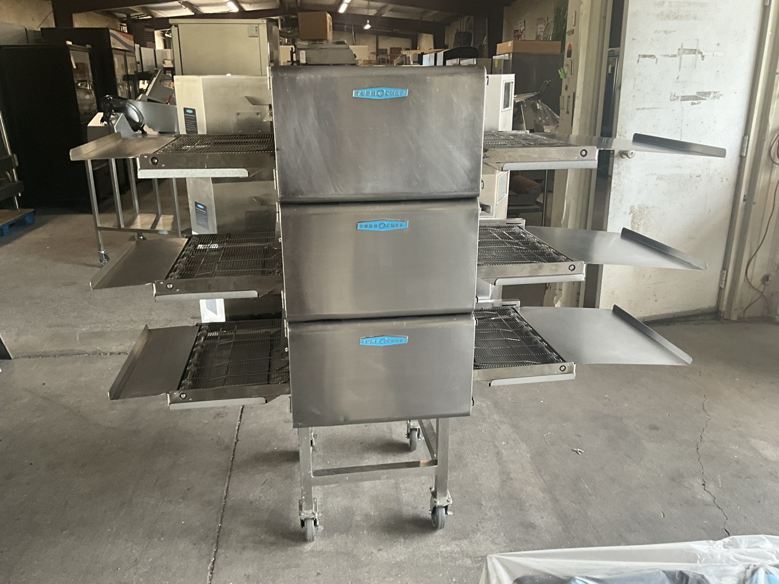 2025 TurboChef HHC2020 High Speed Conveyor Triple Stack Pizza Oven with stand
