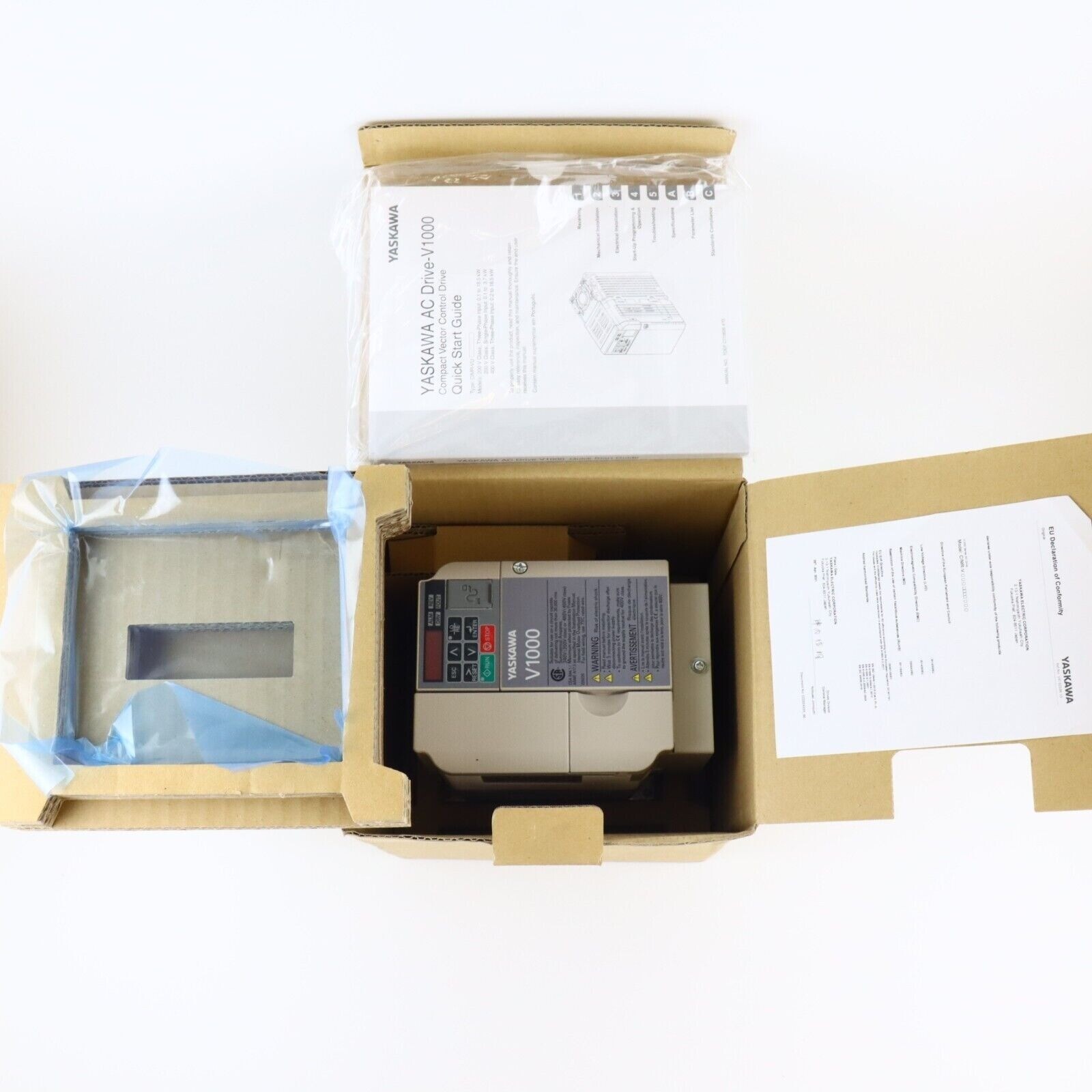 Yaskawa V1000 Variable Frequency Speed AC Drive CIMR-VU4A0007FAA – NEW 1PC