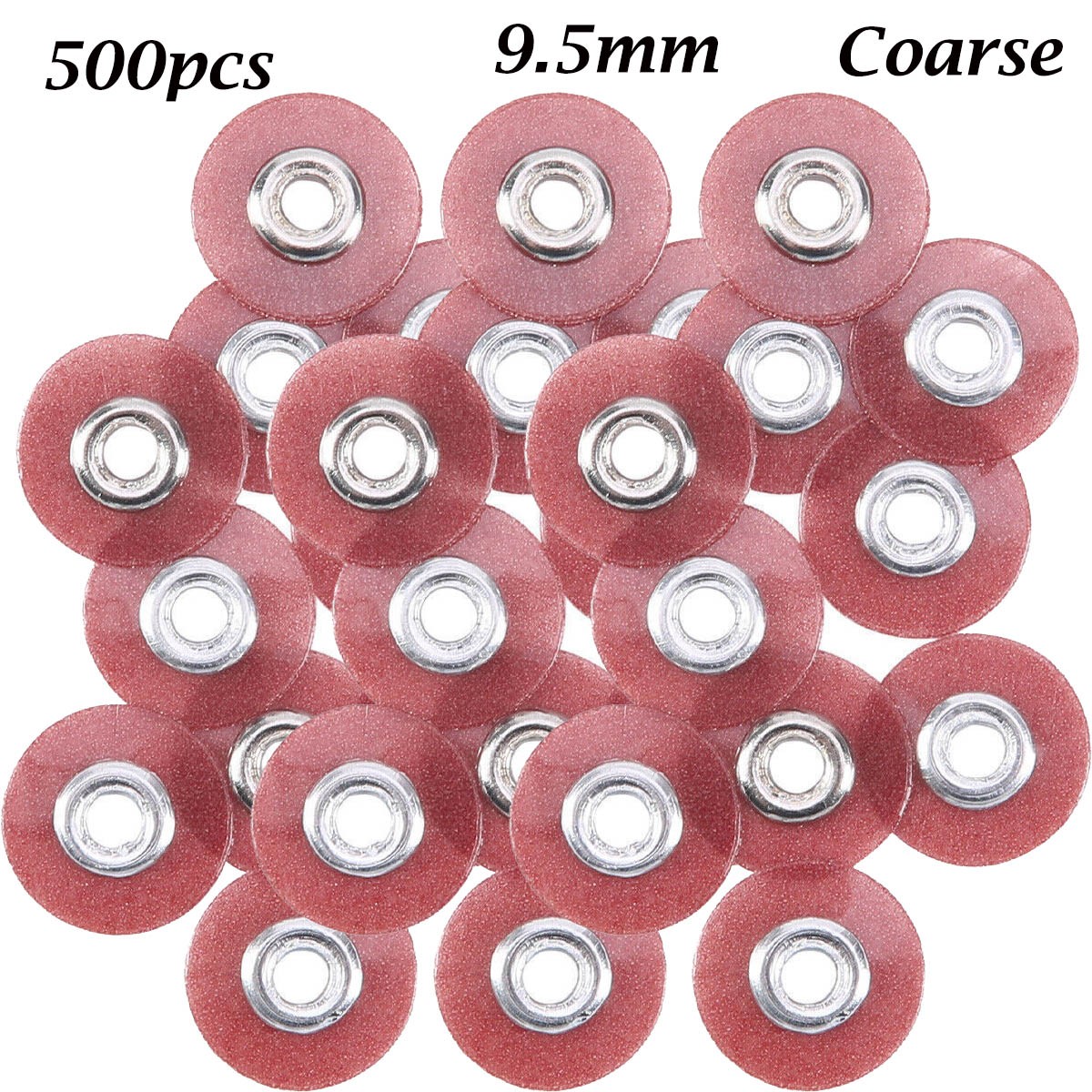 500pcs Dental Sof-Lex discs Coarse Contouring Polishing Discs 9.5mm