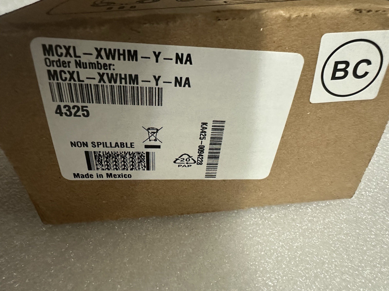 HONEYWELL DETECTOR MCXL-XWHM-Y-CN MCXL-4, 4-IN-1 GAS