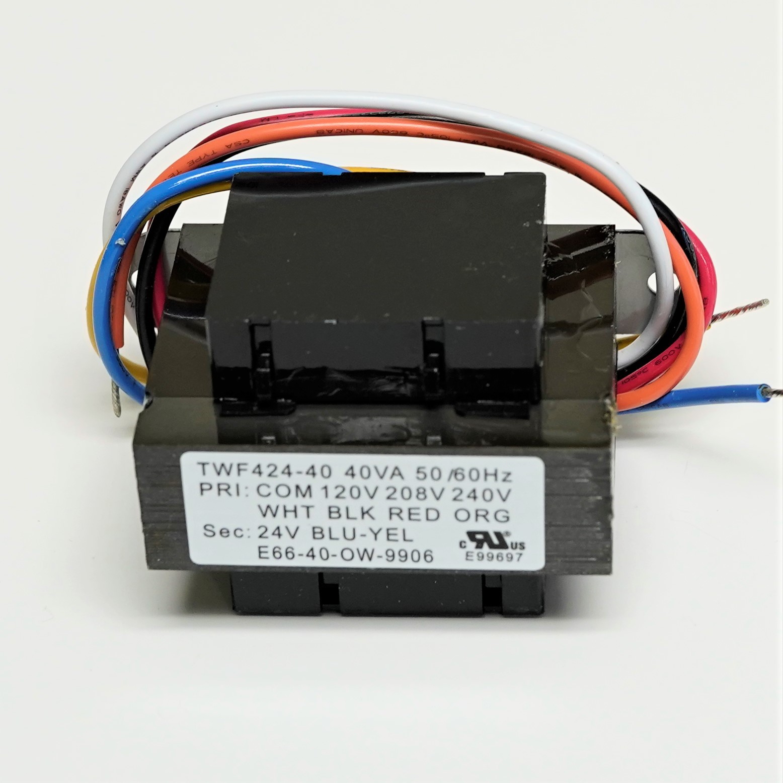 40VA Transformer Primary 120, 208, 240V Volt 24V Secondary HVAC Furnace