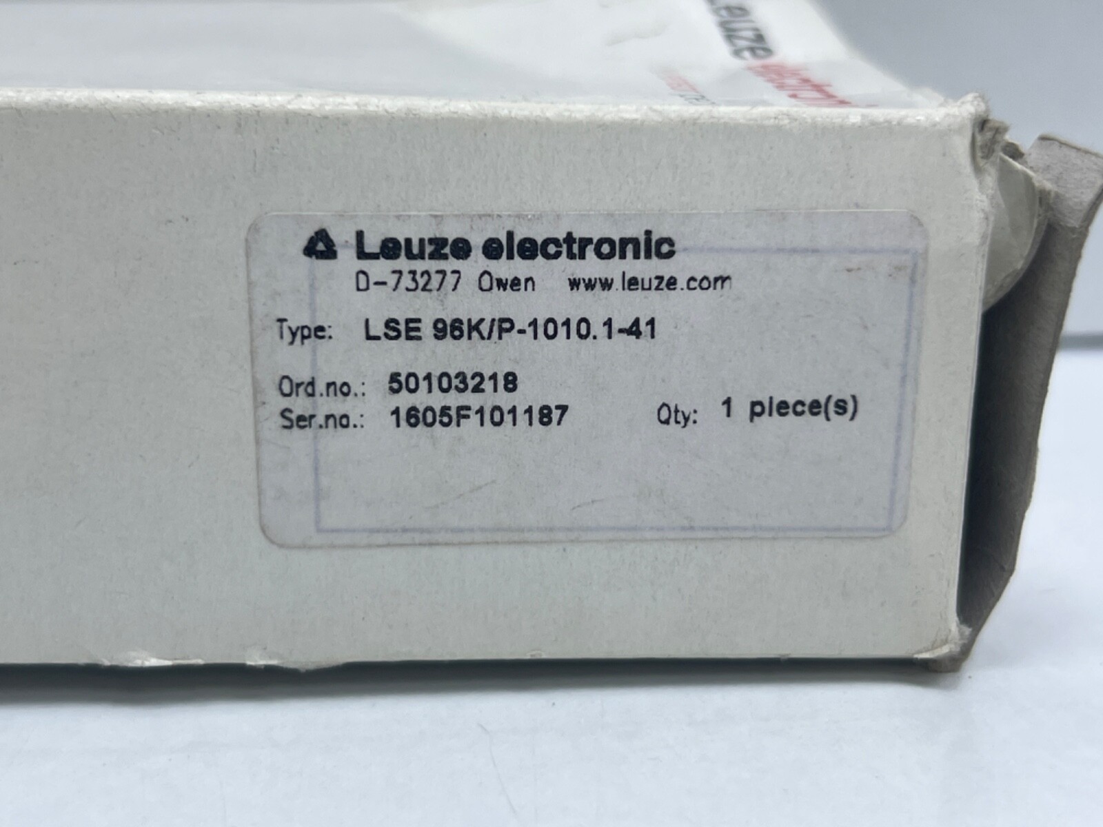 LEUZE LSE 96K/P-1010.1-41 ID 50103218 SENSOR