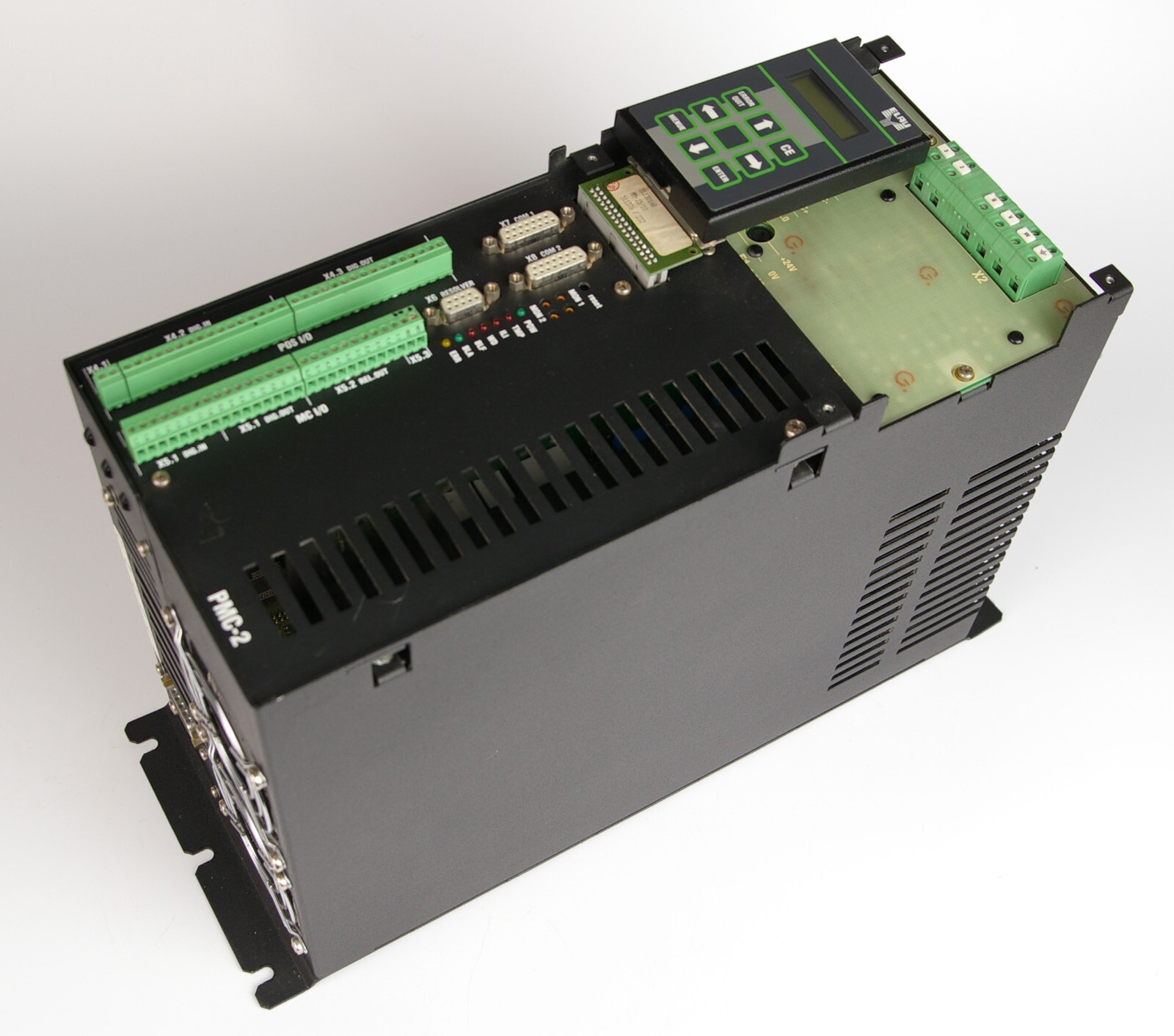 ELAU PMC-2/11/25/001/01/00/00/00/0K Drive Controller + Panel BE-8/10/0