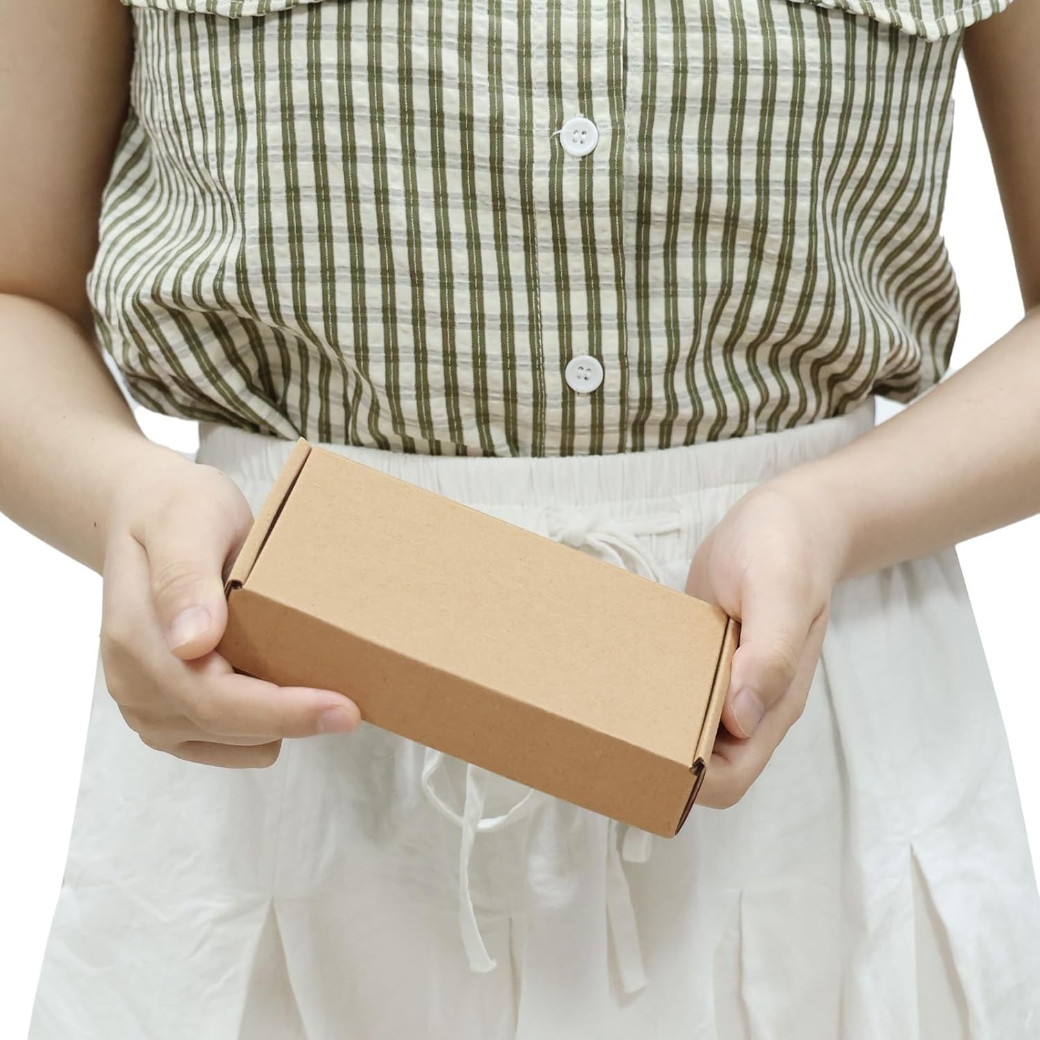 6X4X1 Inches Small Shipping Boxes Set of 50 – Brown Mailer Corrugated Cardboard
