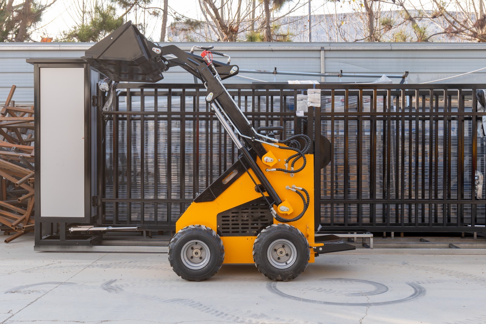 Free Ship MS380 Wheeled MINI Skid Steer Loader 23HP Flexible Skid Steer Loader