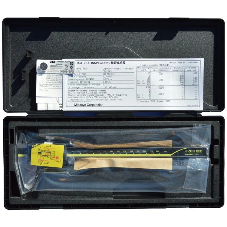 Mitutoyo Japan 500-193-30 300mm/12″ Absolute Digital Digimatic Vernier Caliper