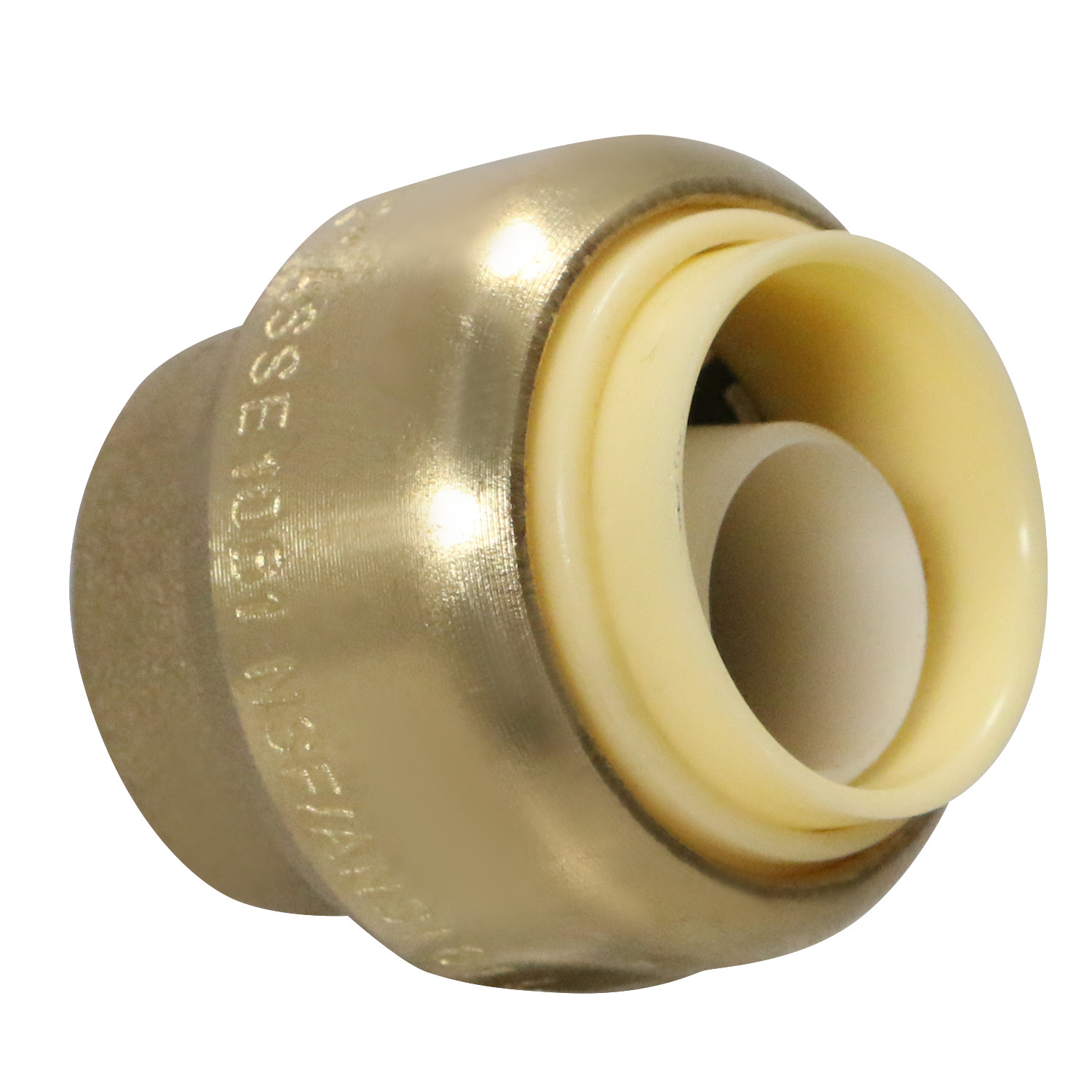 5 Pcs XFITTING Push Fit Cap 1/2 inch, 1/2″, Push to Connect End Cap Plug, Brass