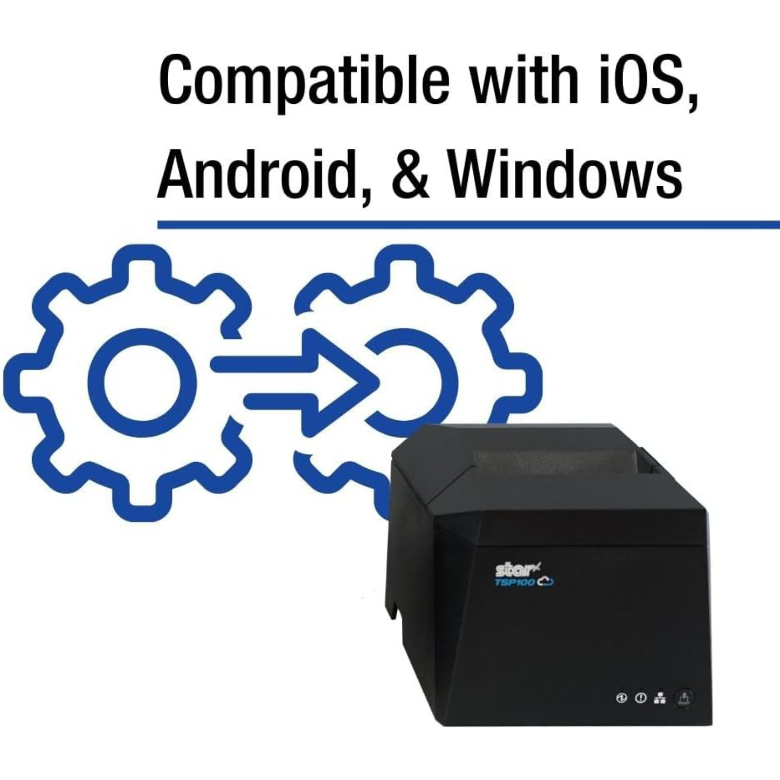 Star Micronics TSP143IV-UE 80mm Thermal Receipt Printer USB-C Ethernet POS NEW