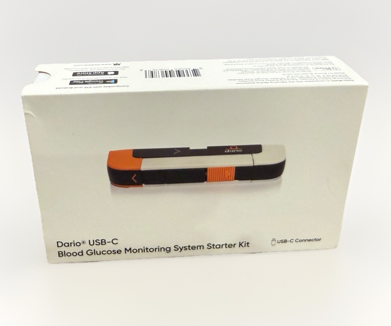 DARIO Smart Glucose Monitor Kit | USB-C Port (Compatible with Android & iPhone
