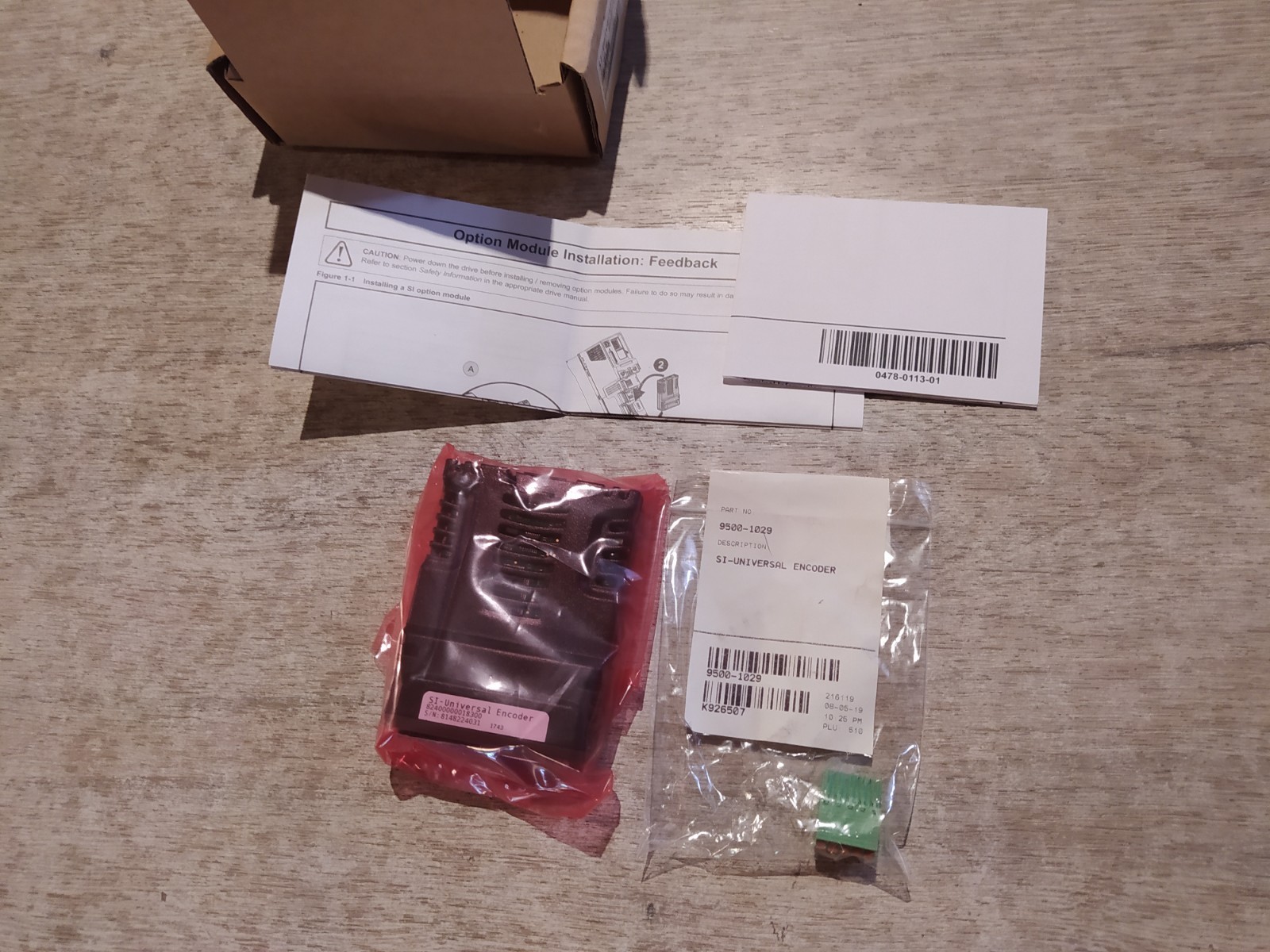CONTROL TECHNIQUES SI-UNIVERSAL ENCODER 82400000018300 [NEW]