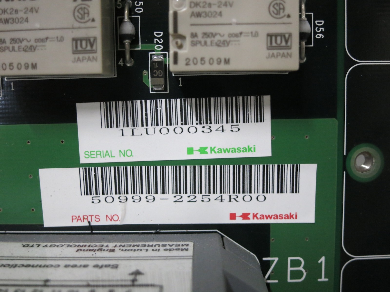Kawasaki 50999-2254R00 1LU-52 Servo Amplifier Robotic Drive Unit Control Board