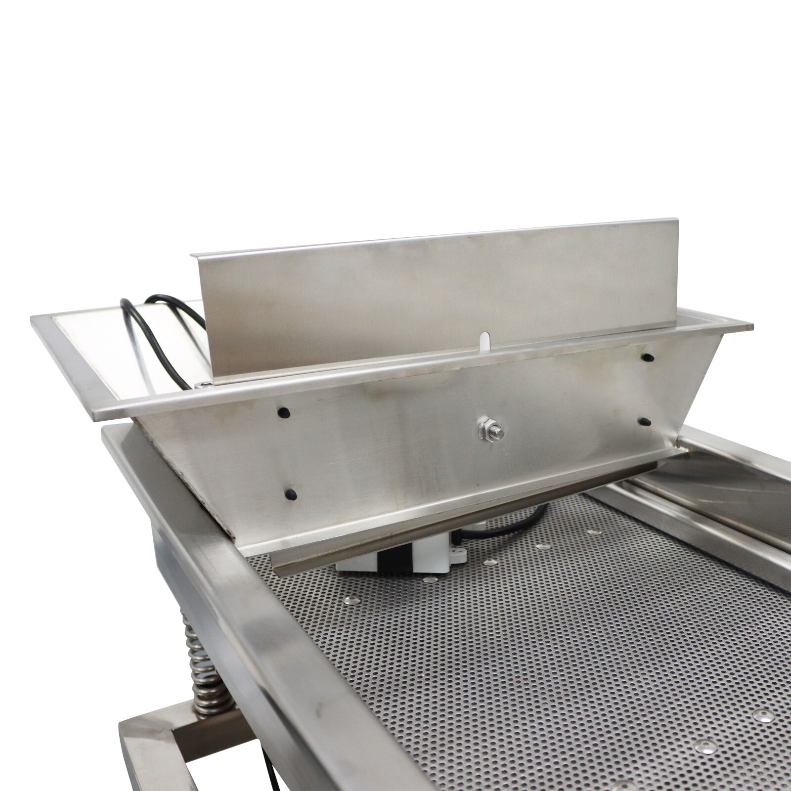 TB610 110V Stainless Steel Linear Vibrating Screen with 3mm Screen Dual Motor